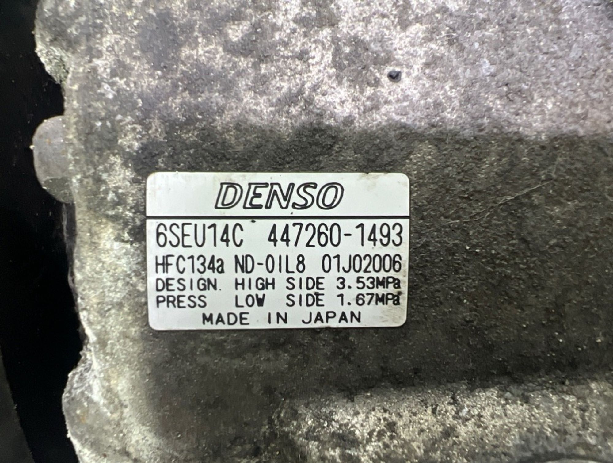 Компрессор кондиционера Toyota Auris 1 1ZR-FE, 7000 рублей, Ростов-на-Дону