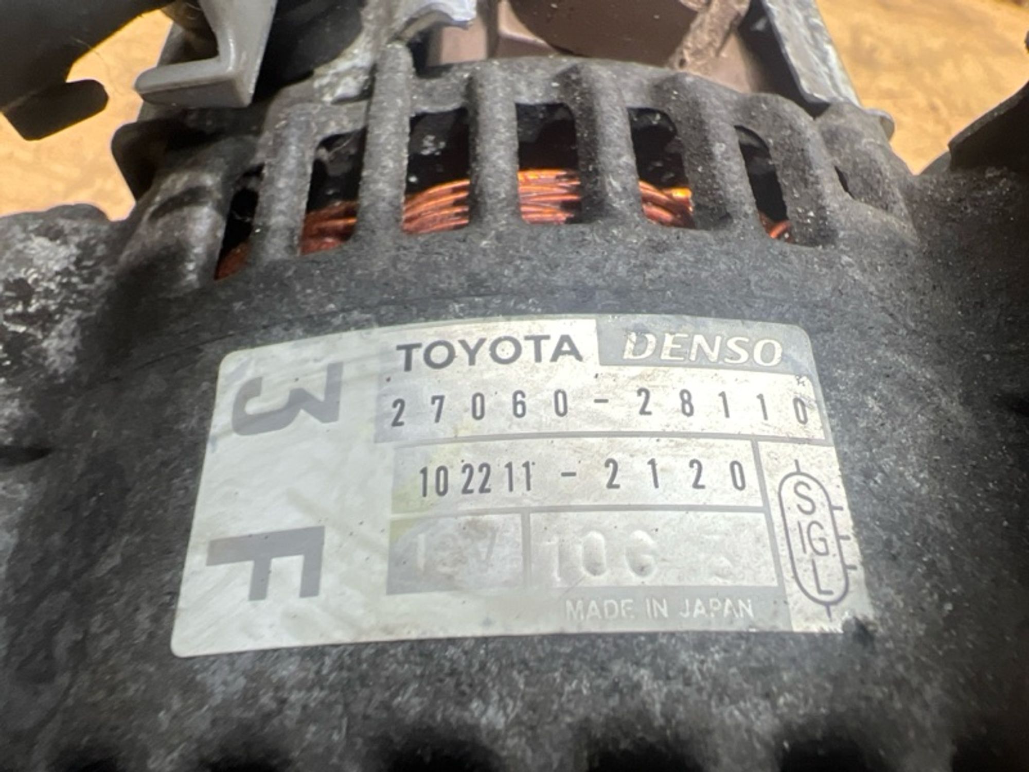 Генератор Toyota Rav4 1AZ-FE, 4000 рублей, Ростов-на-Дону