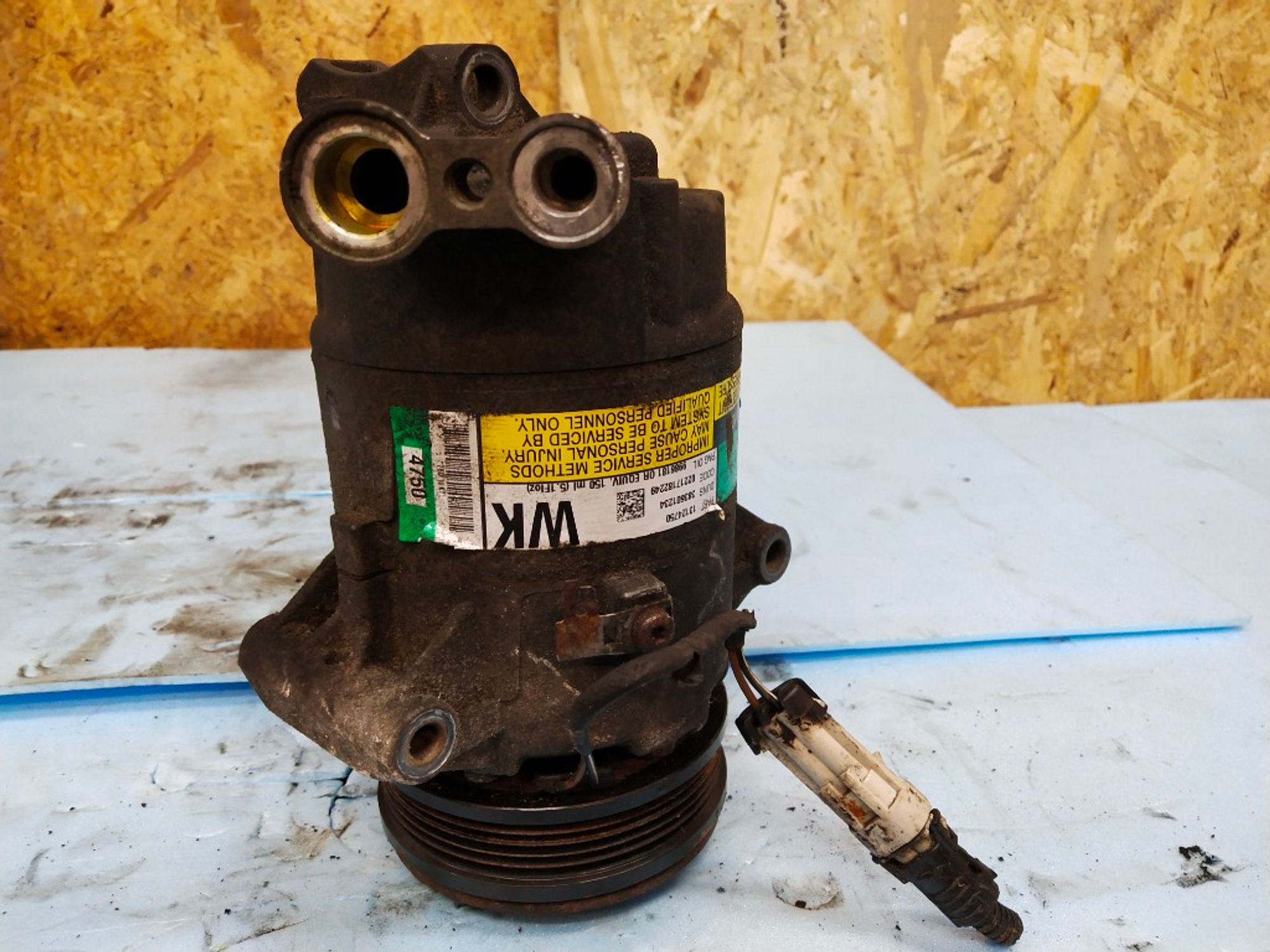 Компрессор кондиционера Opel Astra H Z16XER, 5000 рублей, Ростов-на-Дону