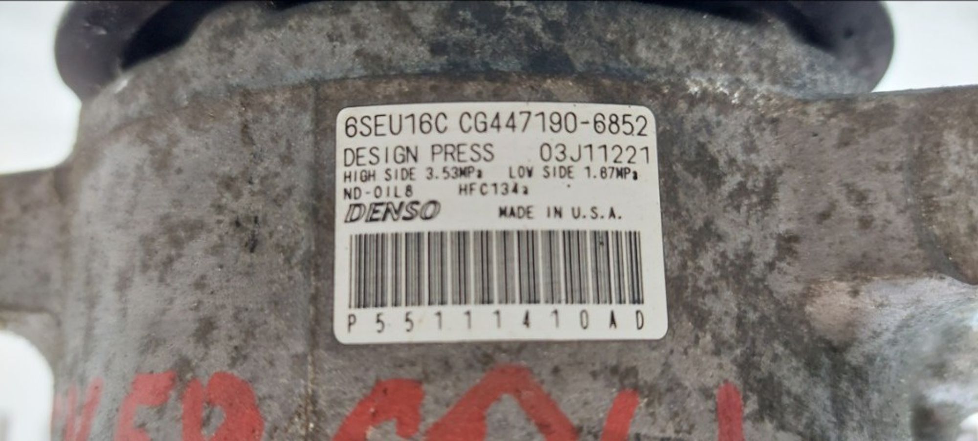 Компрессор кондиционера Chrysler Sebring ECN, 10000 рублей, Ростов-на-Дону