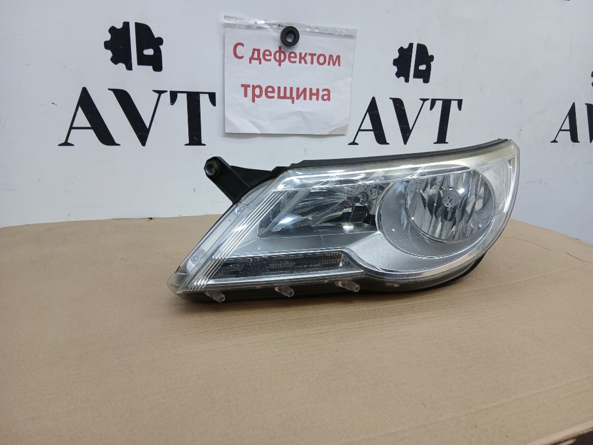 Фара галогеновая передняя левая Volkswagen Tiguan, 10000 рублей, Ростов-на-Дону