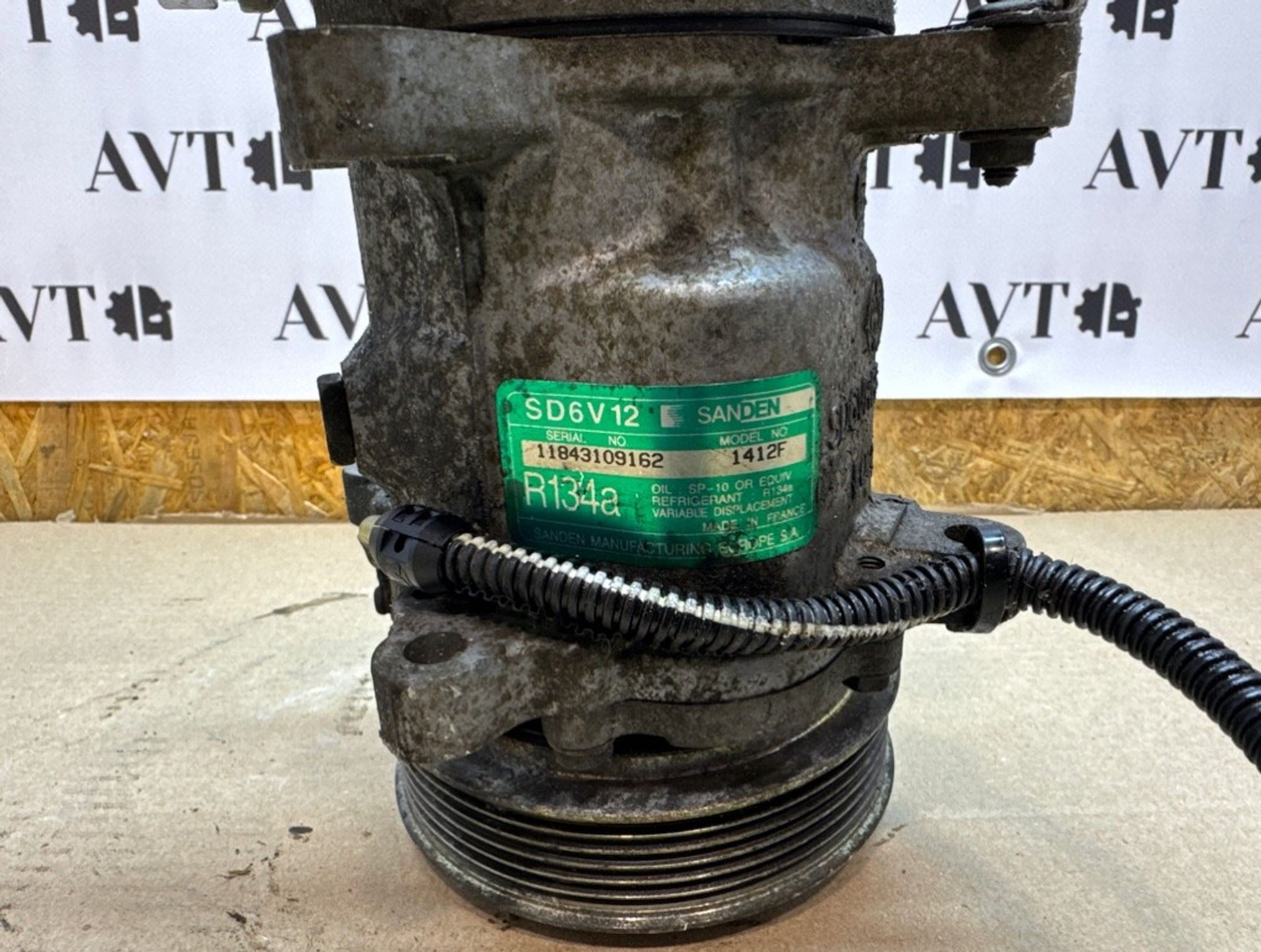 Компрессор кондиционера Peugeot 206 TU3JP KFW, 6000 рублей, Ростов-на-Дону