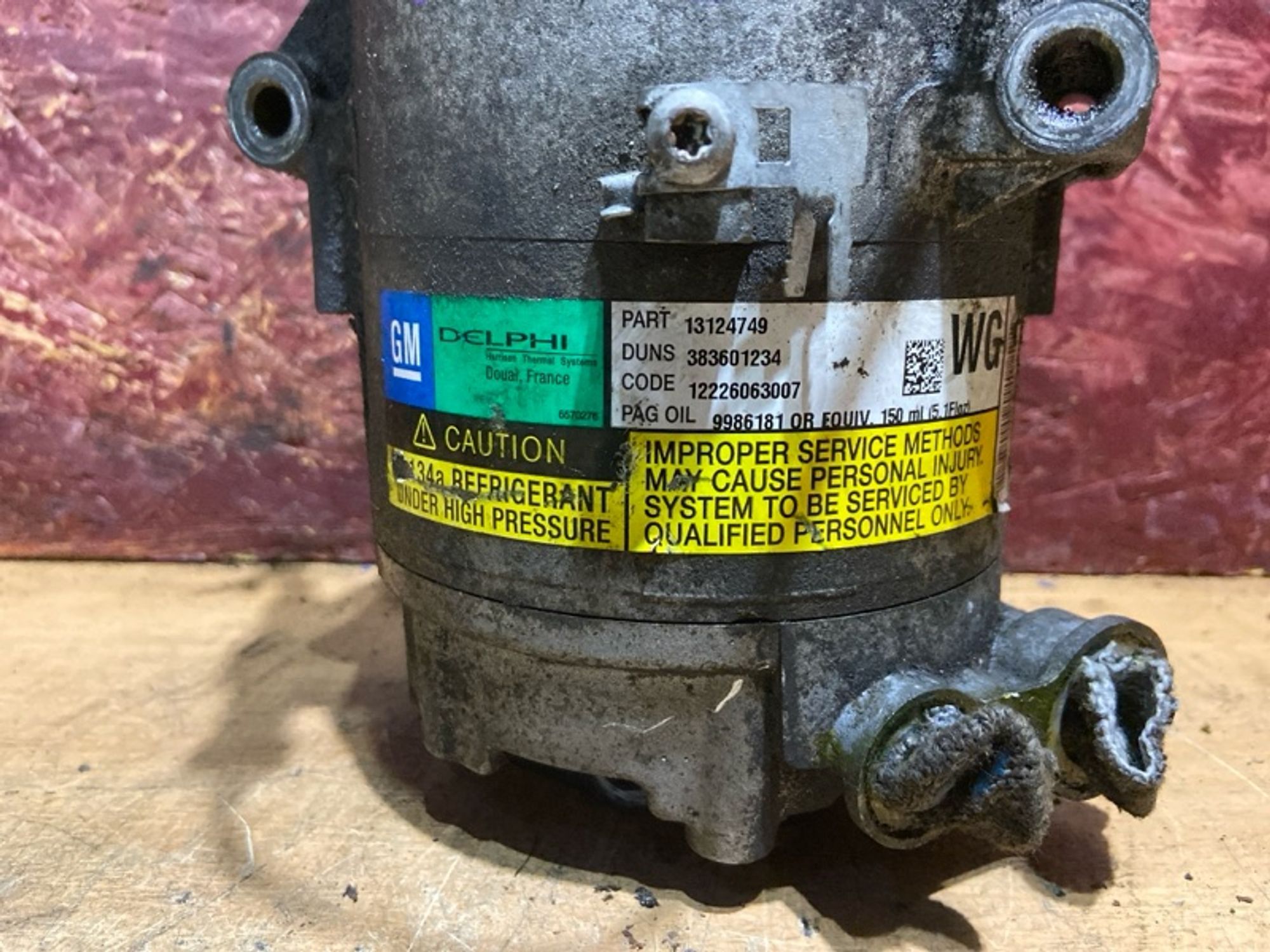 Компрессор кондиционера Opel Astra Z12XEP, 5000 рублей, Ростов-на-Дону