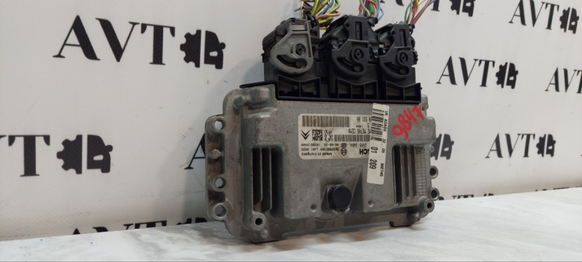 Блок управления двигателем Peugeot 206 TU5JP4 NFU, 8000 рублей, Ростов-на-Дону