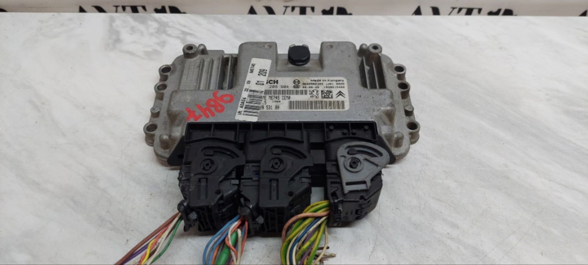 Блок управления двигателем Peugeot 206 TU5JP4 NFU, 8000 рублей, Ростов-на-Дону