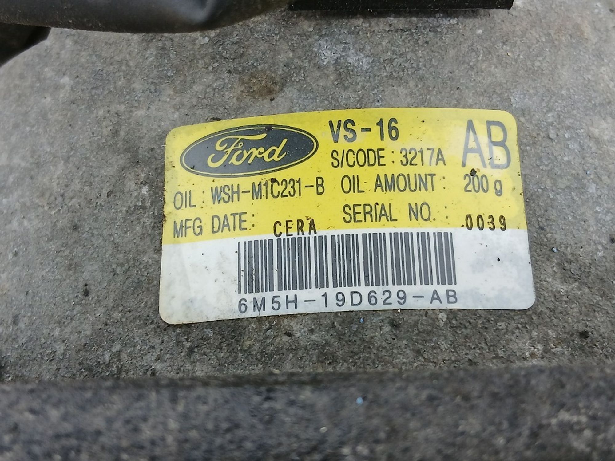 Компрессор кондиционера Ford C-Max AODA, 8000 рублей, Ростов-на-Дону