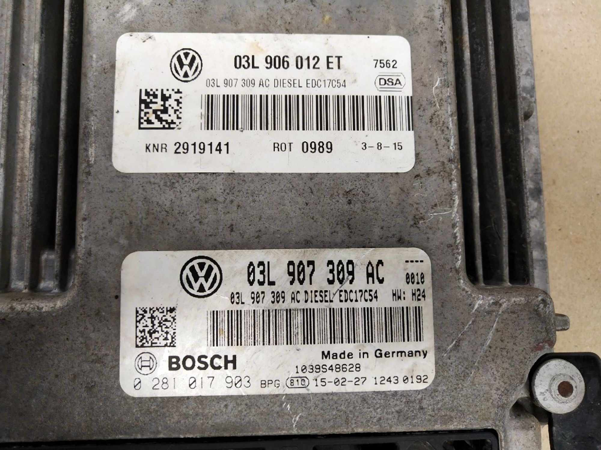 Блок управления двигателем Volkswagen Amarok CSH, 25000 рублей, Ростов-на-Дону