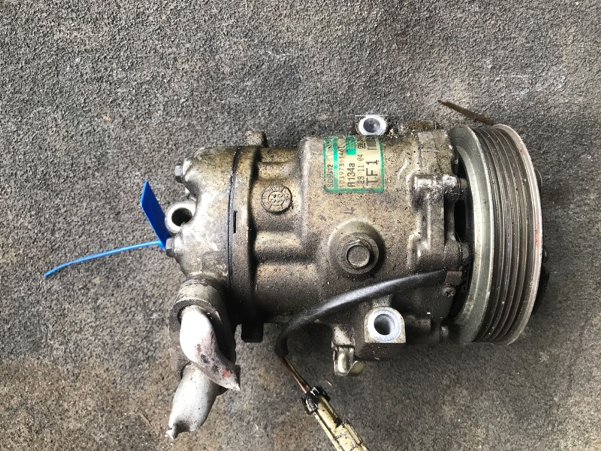 Компрессор кондиционера Opel Astra H Z14XEP, 5000 рублей, Ростов-на-Дону