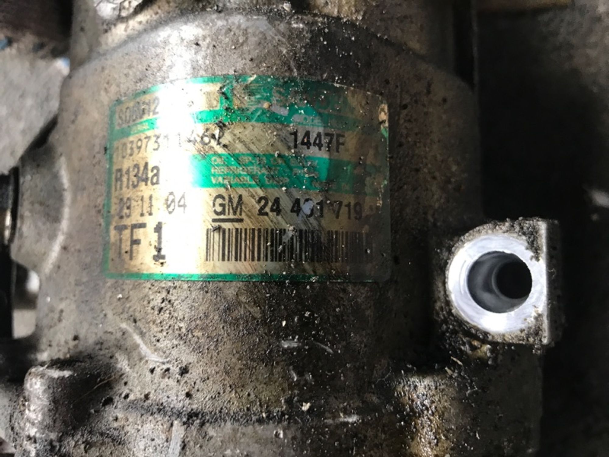 Компрессор кондиционера Opel Astra H Z14XEP, 5000 рублей, Ростов-на-Дону