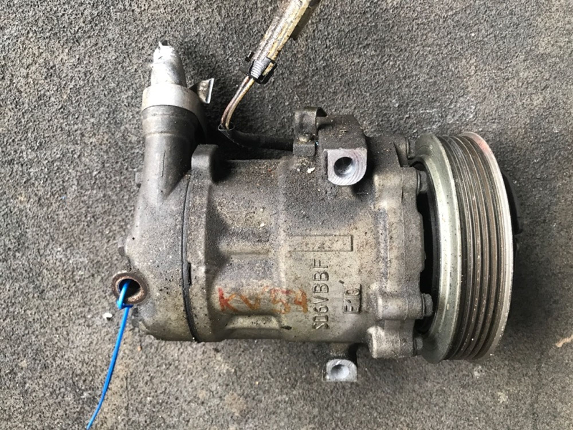 Компрессор кондиционера Opel Astra H Z14XEP, 5000 рублей, Ростов-на-Дону