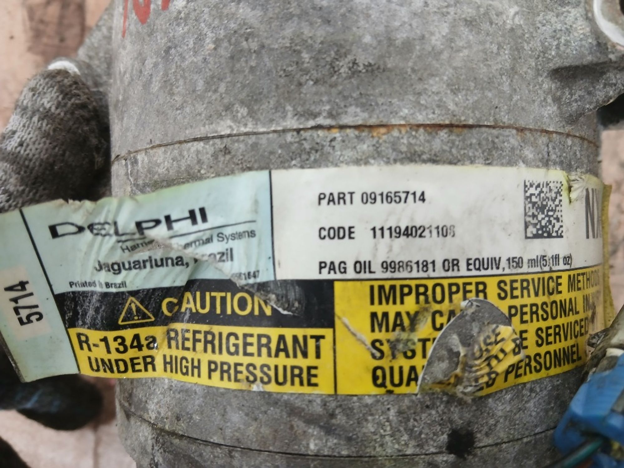 Компрессор кондиционера Opel Corsa D Z14XE, 4000 рублей, Ростов-на-Дону