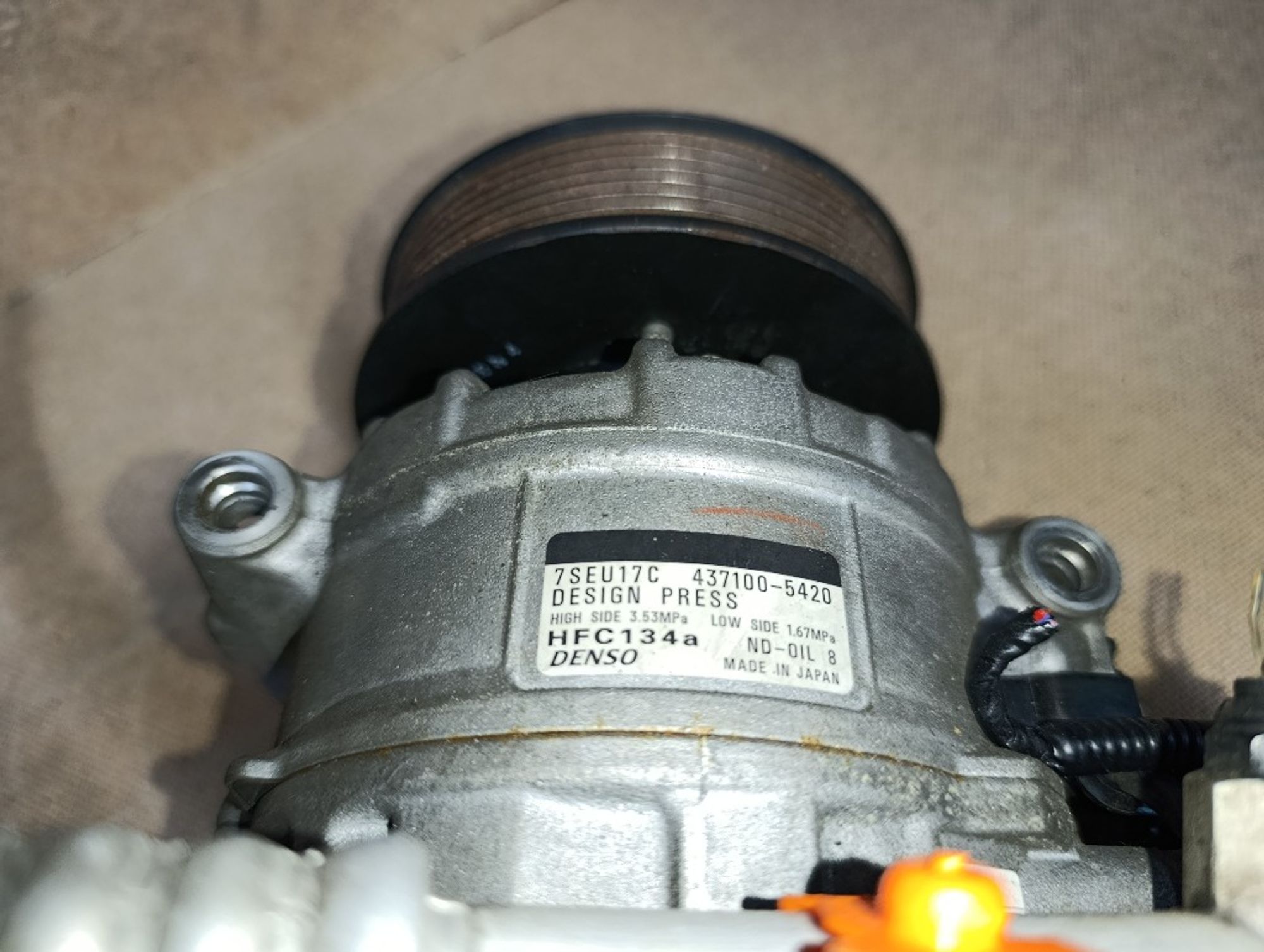 Компрессор кондиционера Volkswagen Touareg AXQ, 12000 рублей, Ростов-на-Дону