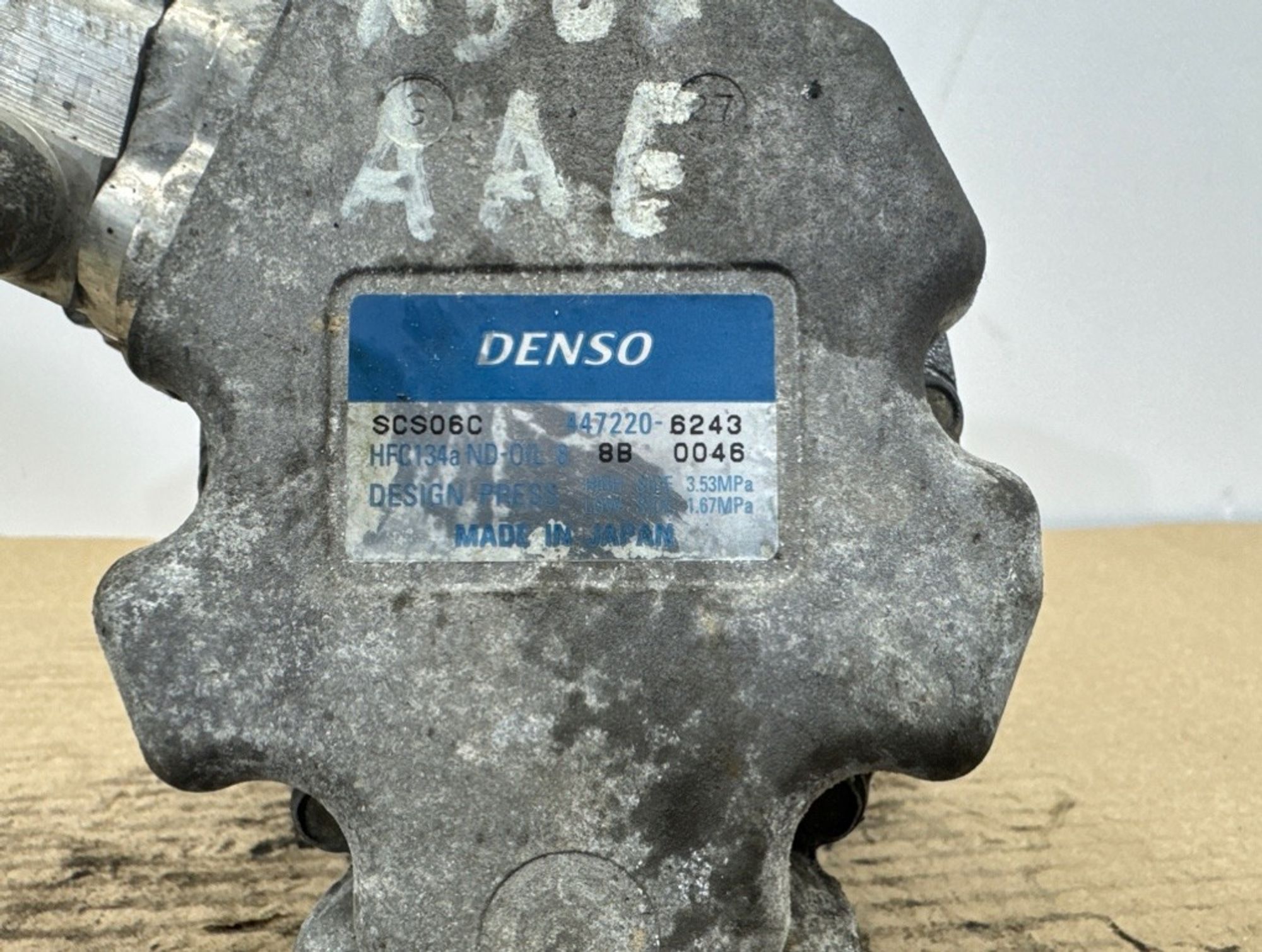 Компрессор кондиционера Toyota Corolla 4ZZ-FE, 4000 рублей, Ростов-на-Дону