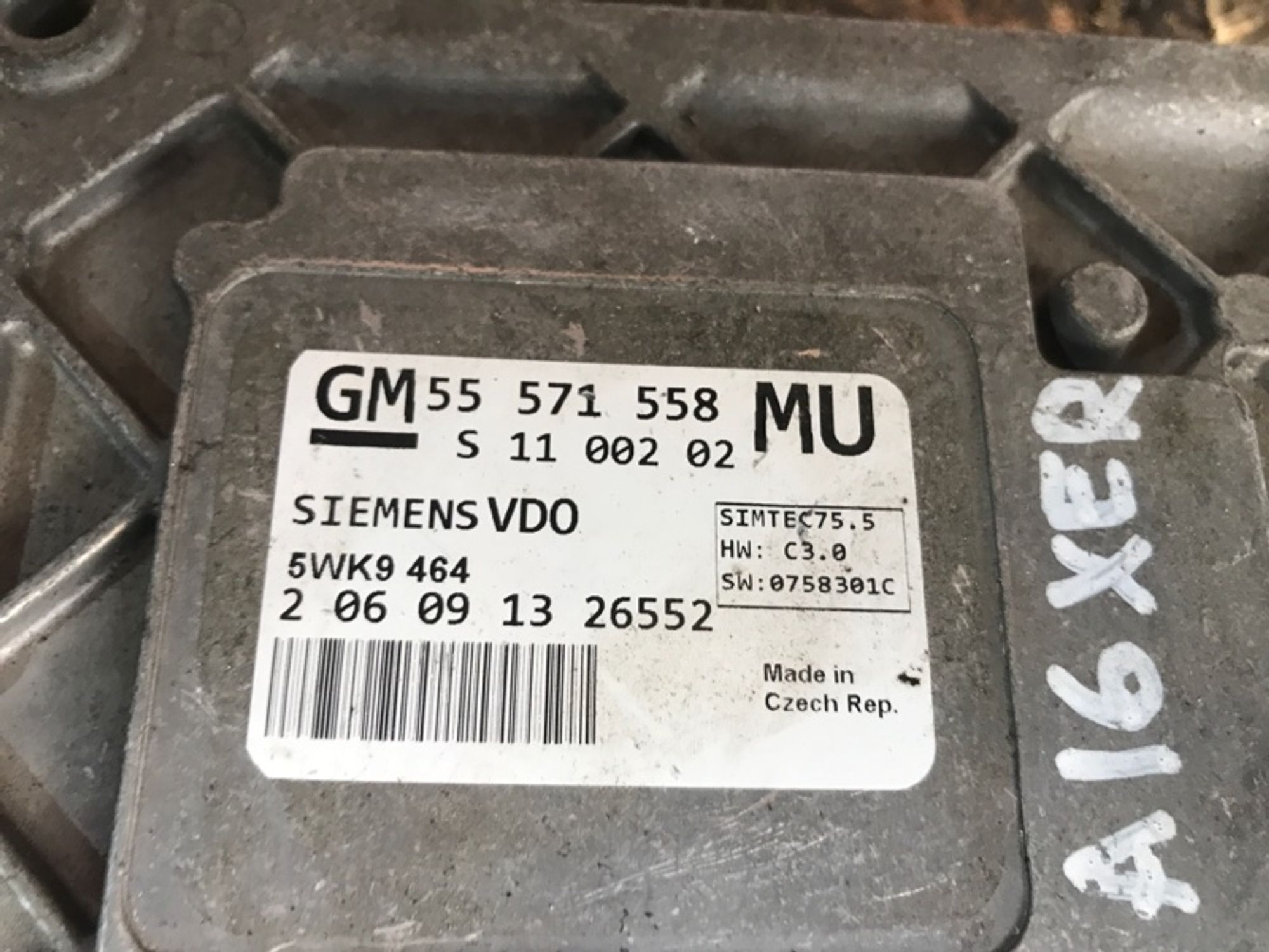 Блок управления двигателем Opel Astra A16XER, 5000 рублей, Ростов-на-Дону