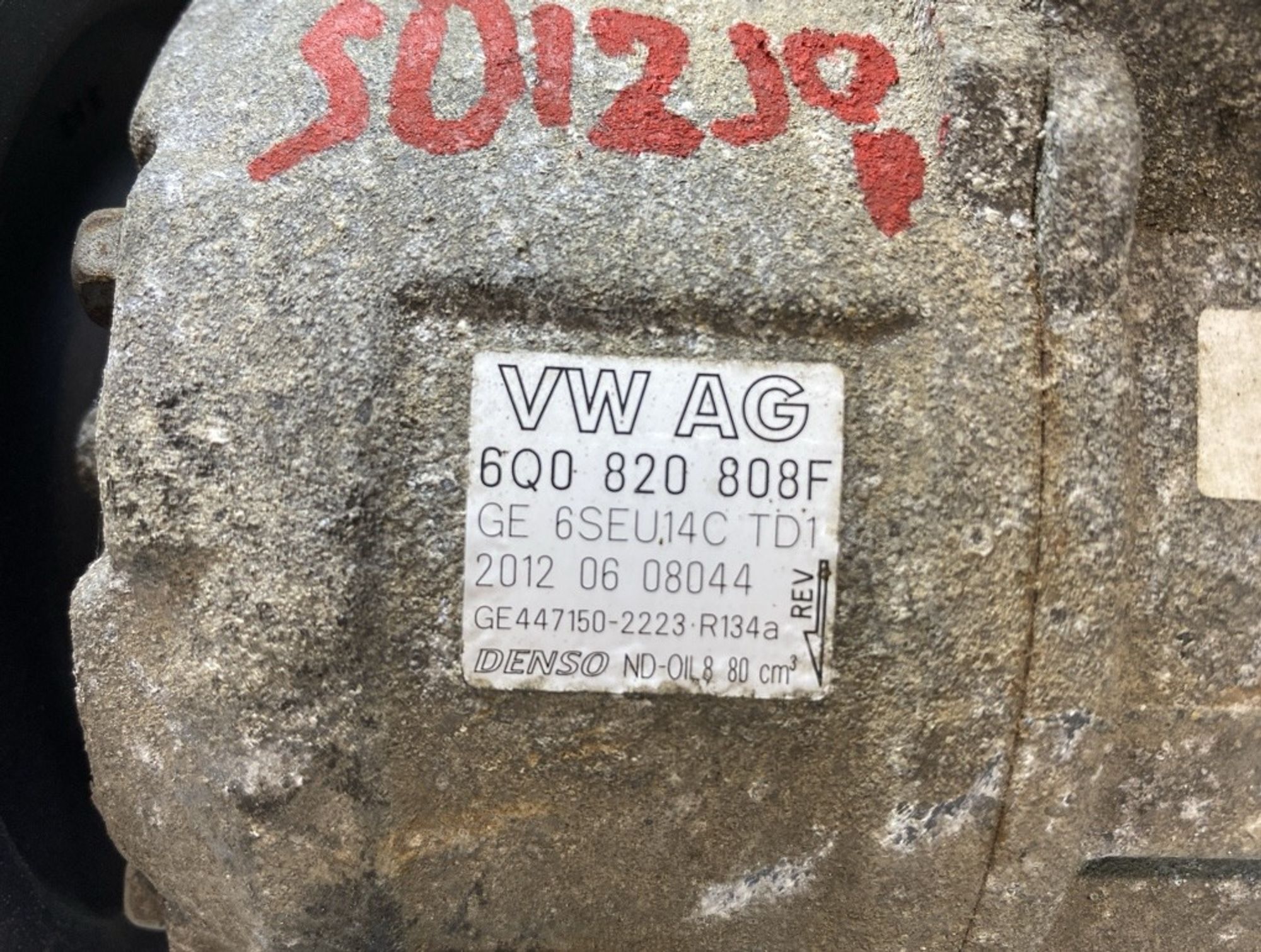 Компрессор кондиционера Seat Ibiza CGG CGGA CGGB, 7000 рублей, Ростов-на-Дону