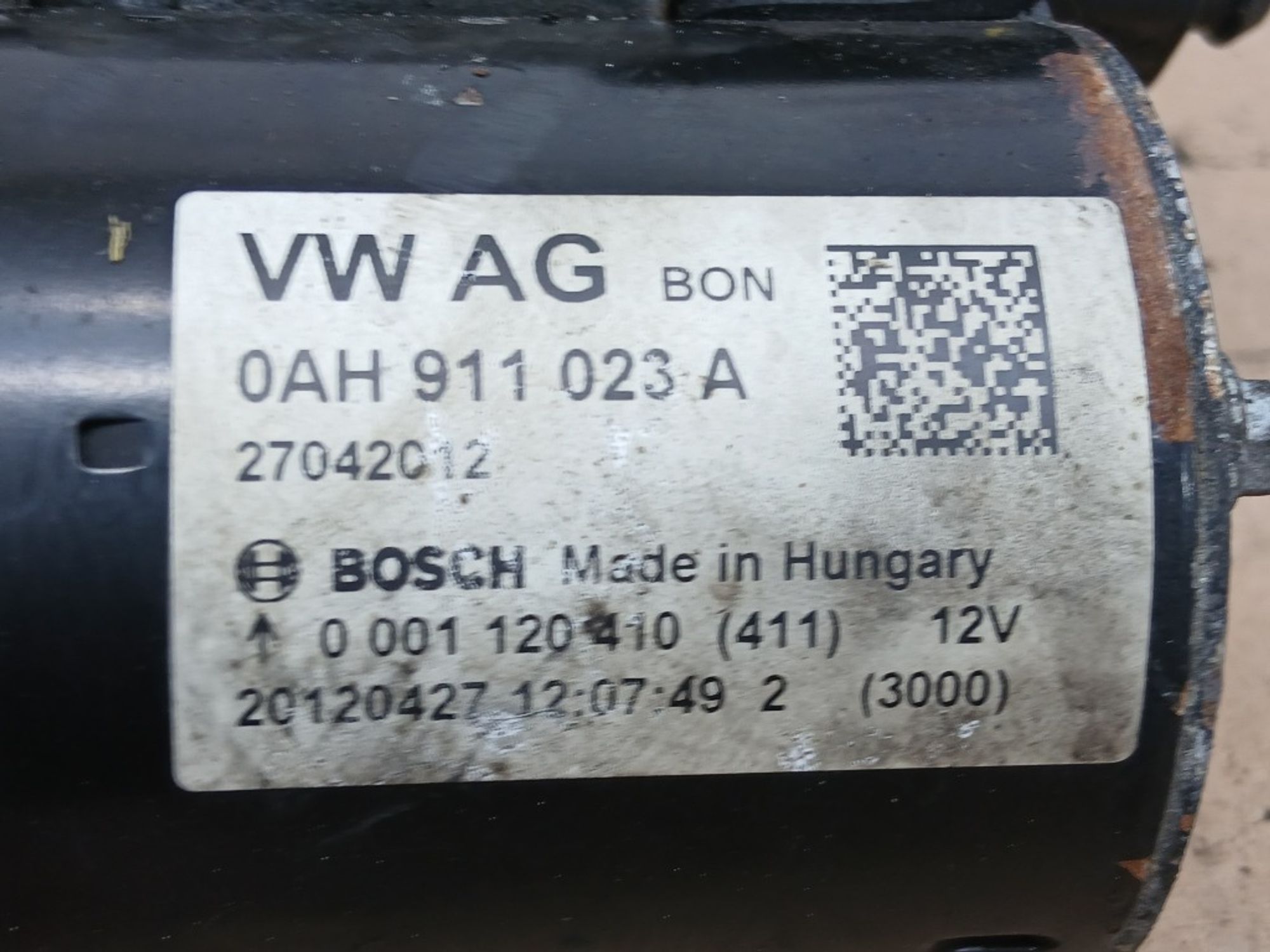 Стартер Skoda Yeti CBZ CBZA CBZB, 2000 рублей, Ростов-на-Дону