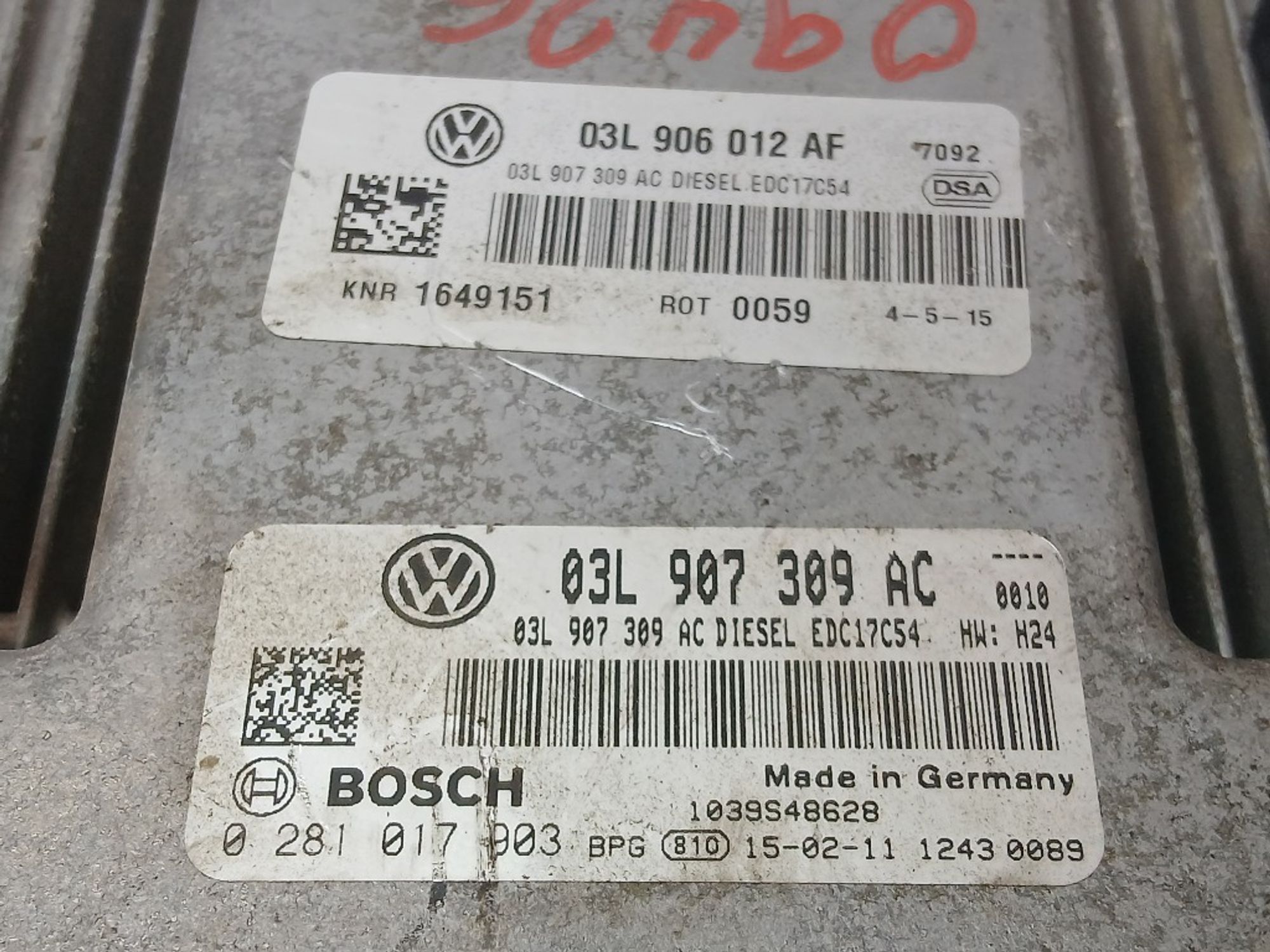 Блок управления двигателем Volkswagen Amarok CSH, 27000 рублей, Ростов-на-Дону