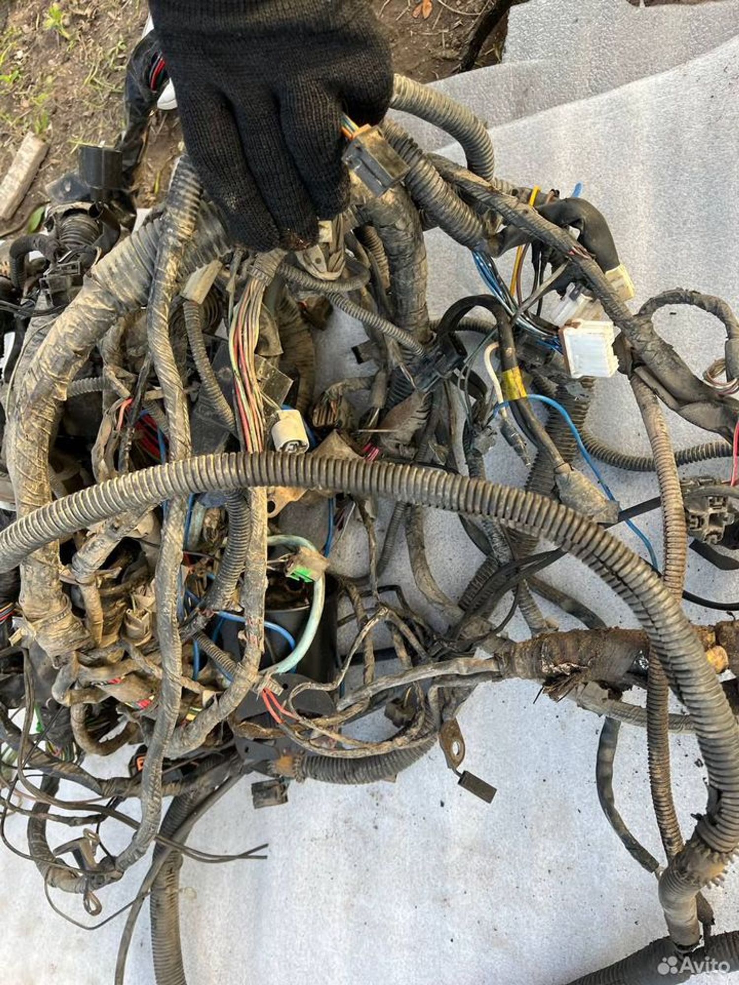 Проводка двигателя Mitsubishi Pajero 2, 10000 рублей, Семиозерка