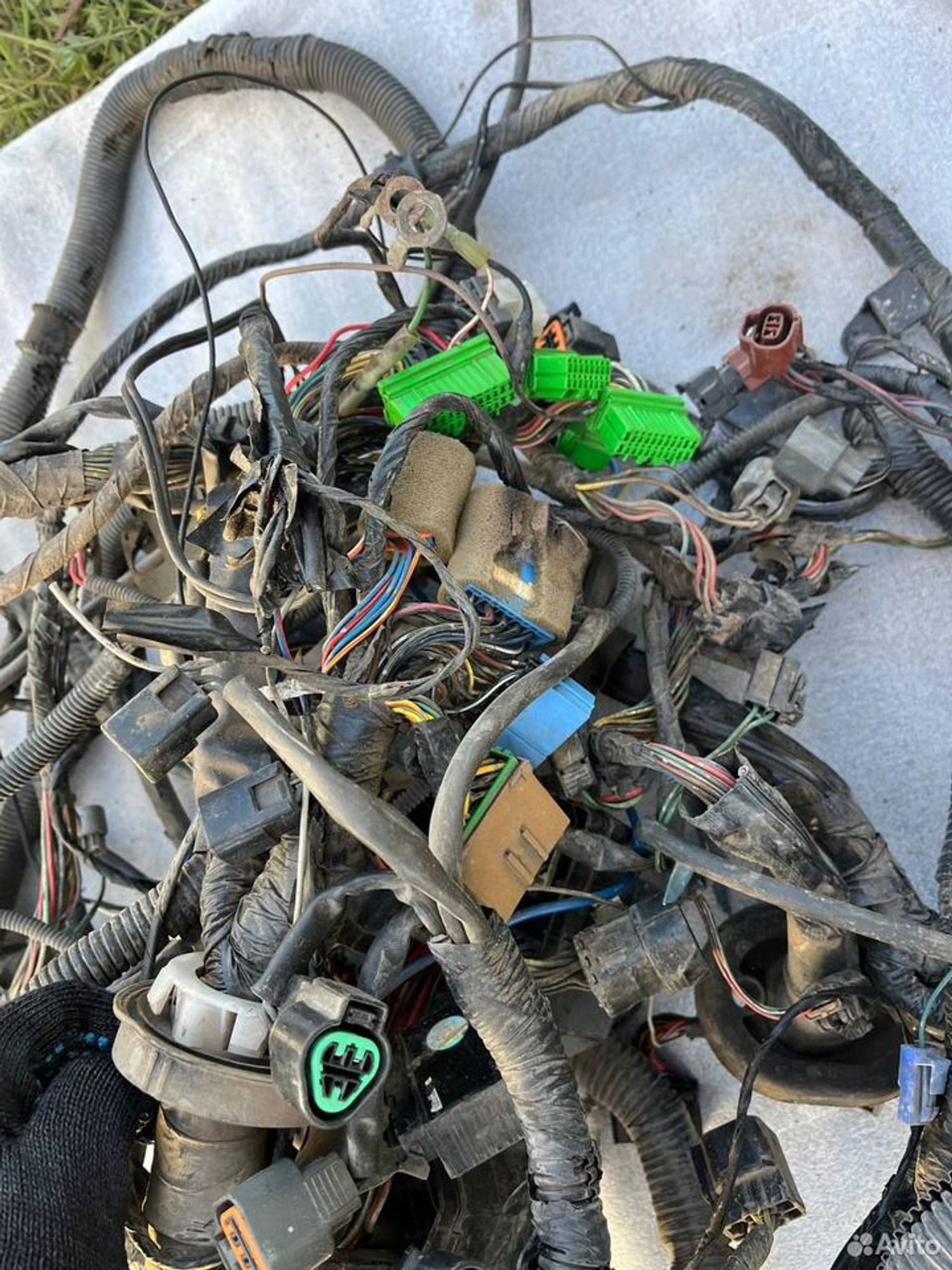 Проводка двигателя Mitsubishi Pajero 2, 10000 рублей, Семиозерка