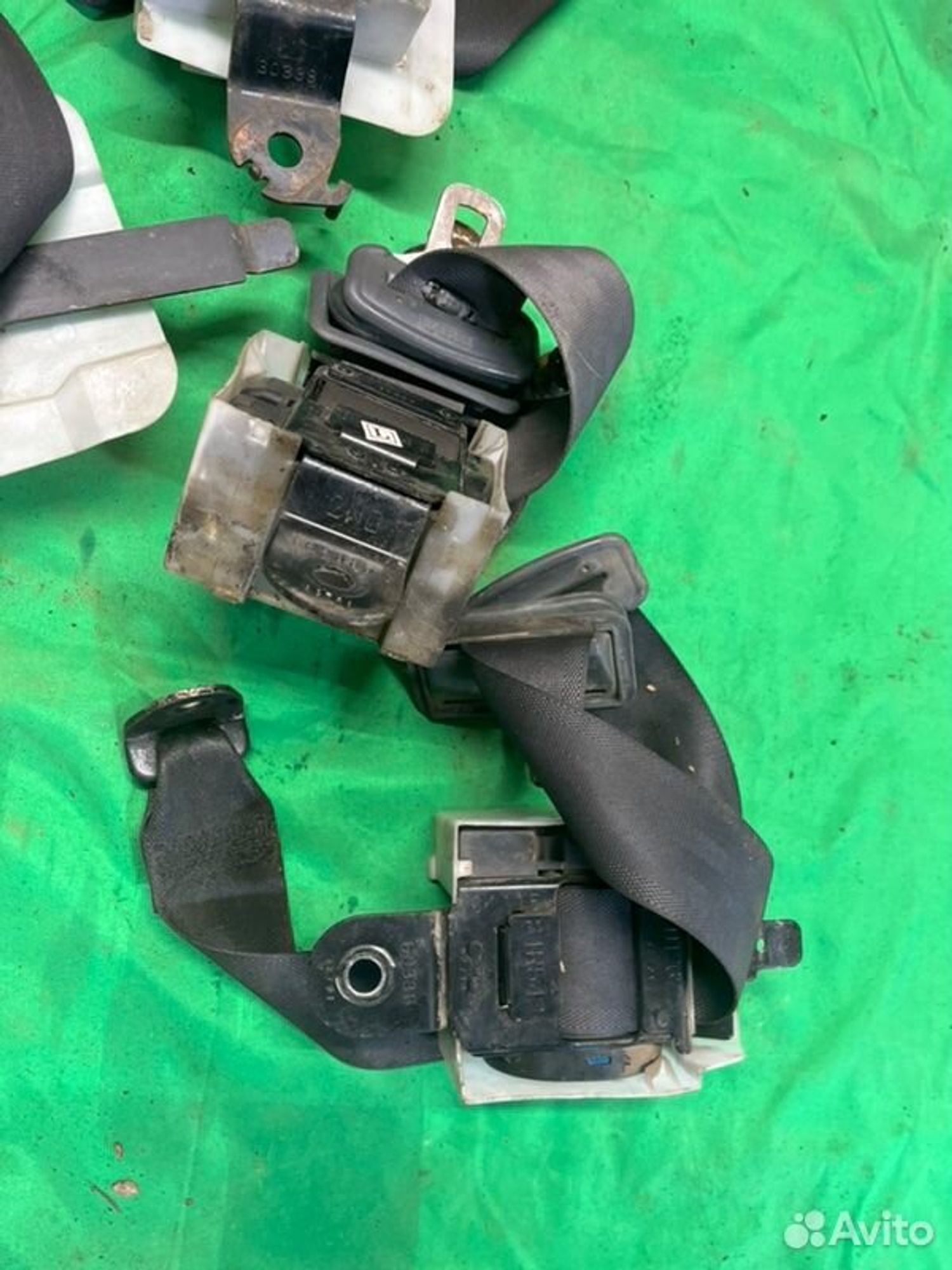 Ремень безопасности Mitsubishi Pajero 6G72 1993, 1000 рублей, Семиозерка