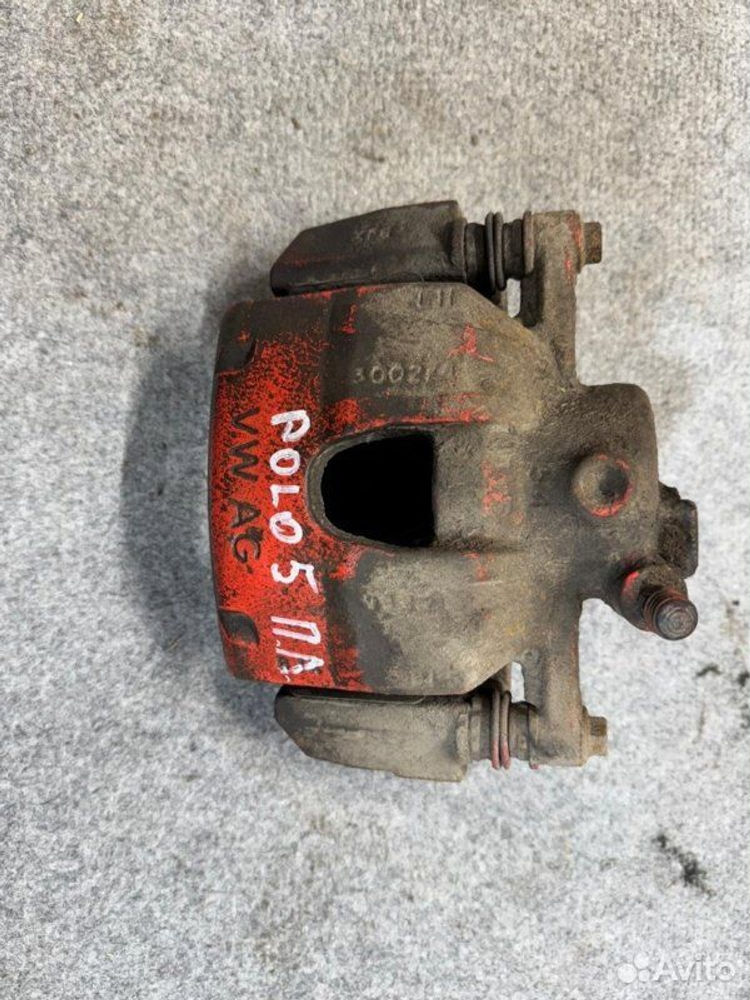 Суппорт тормозной передний левый Volkswagen Polo, 1500 рублей, Семиозерка