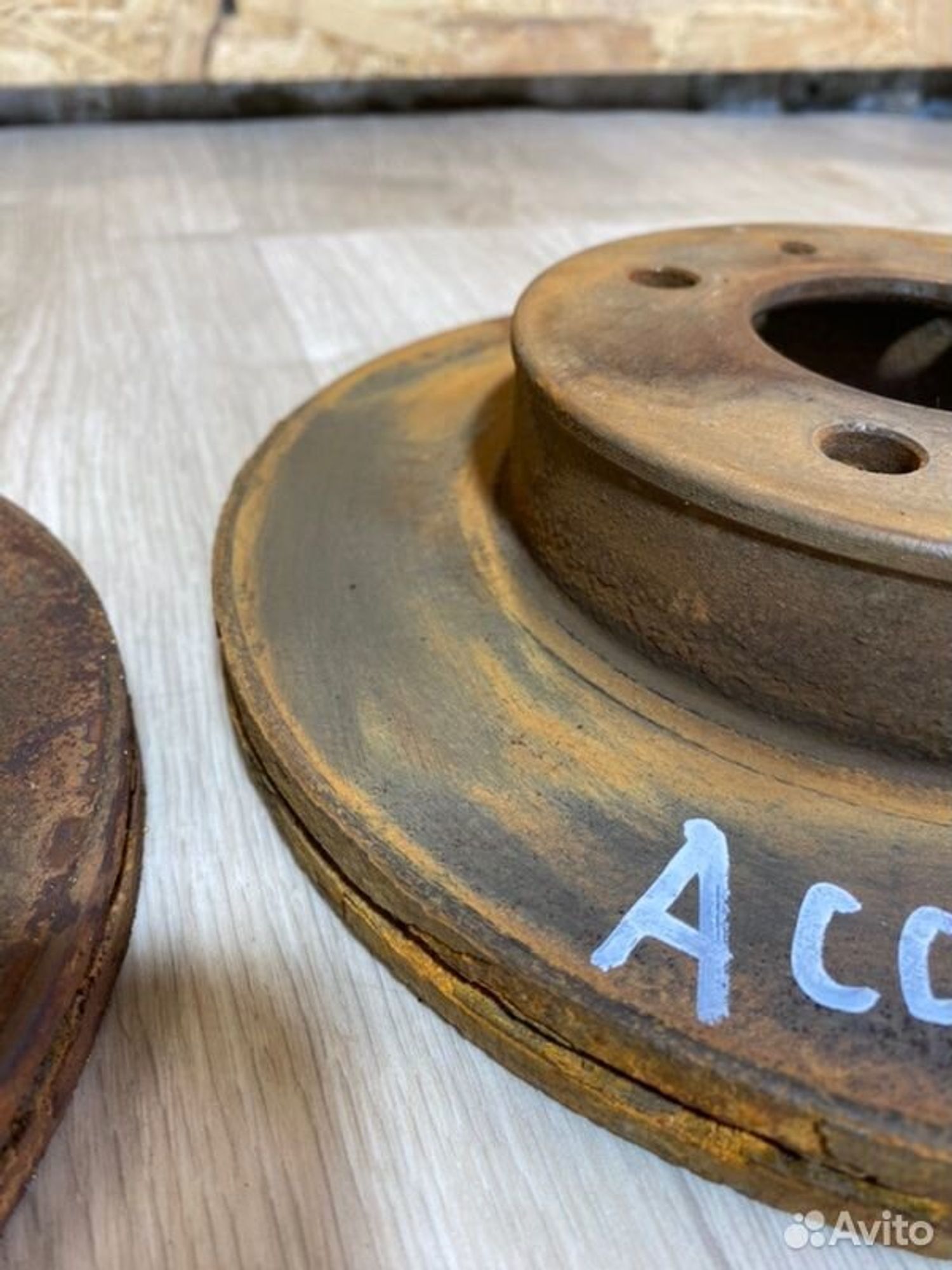 Диск тормозной Hyundai Accent G4EB 2006, 1000 рублей, Семиозерка