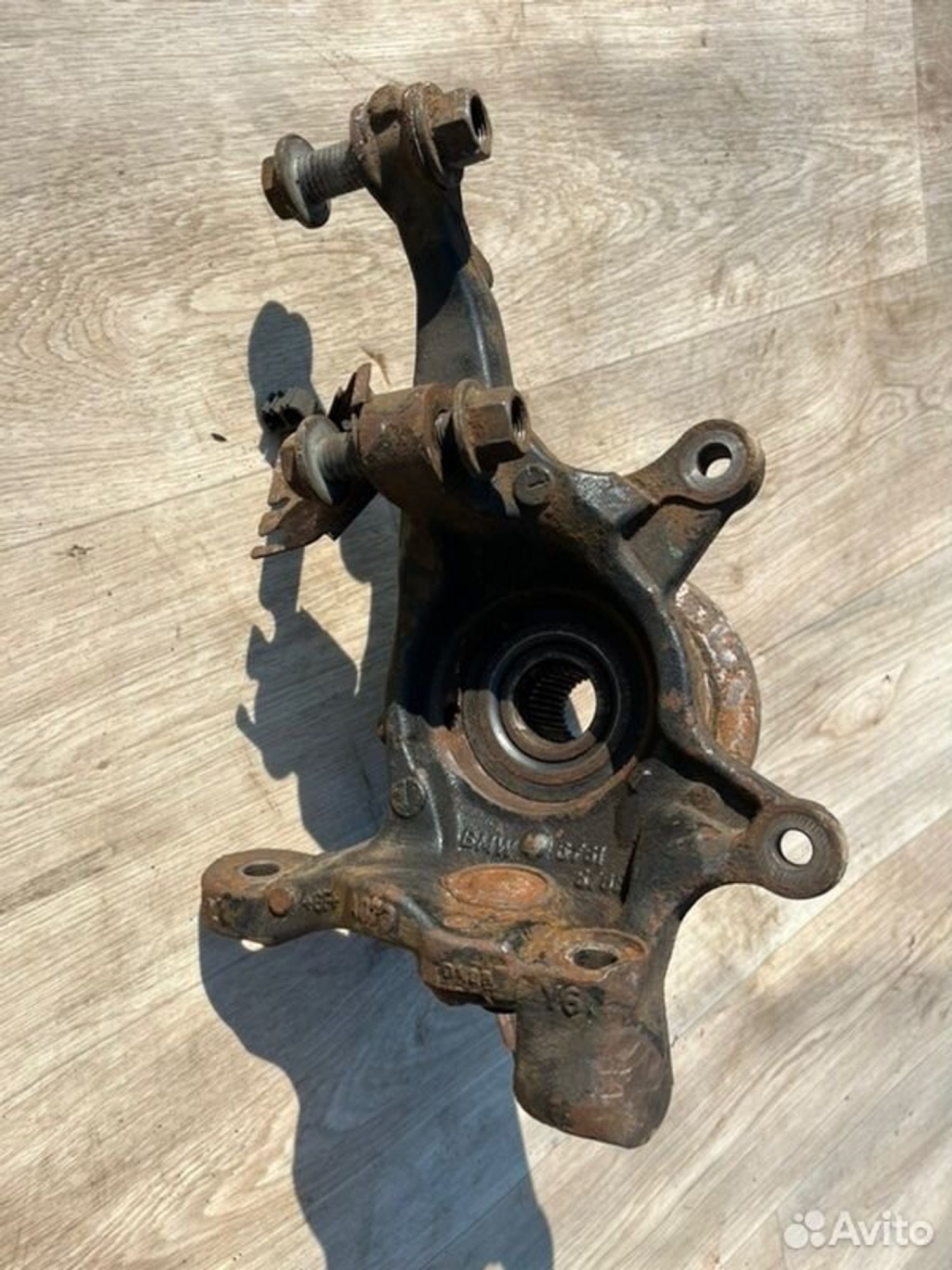 Кулак поворотный передний левый Bmw X5 E53 M57D30, 3000 рублей, Семиозерка