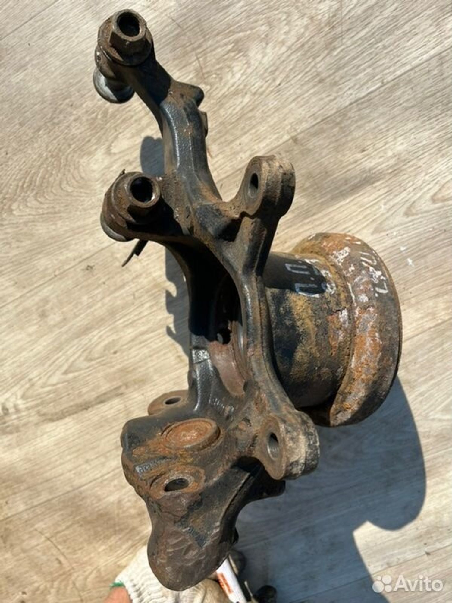 Кулак поворотный передний левый Bmw X5 E53 M57D30, 3000 рублей, Семиозерка