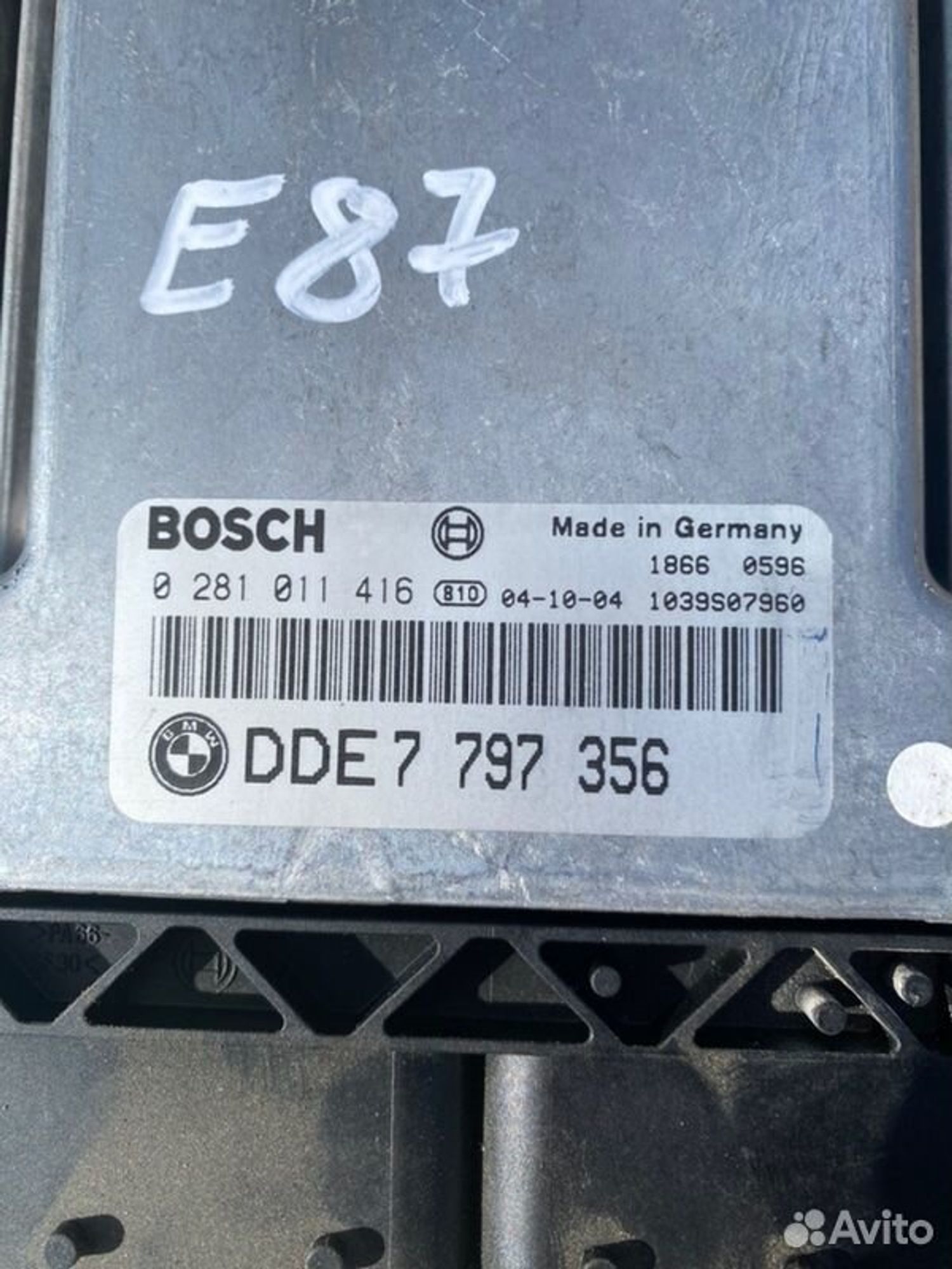 Блок управления двигателем Bmw 1 E87 M47D20 2006, 15000 рублей, Семиозерка