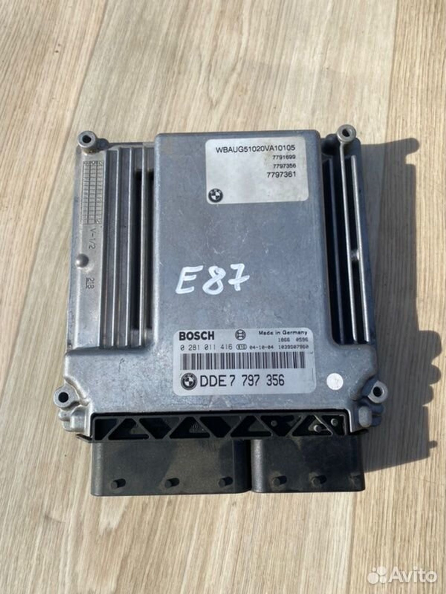 Блок управления двигателем Bmw 1 E87 M47D20 2006, 15000 рублей, Семиозерка