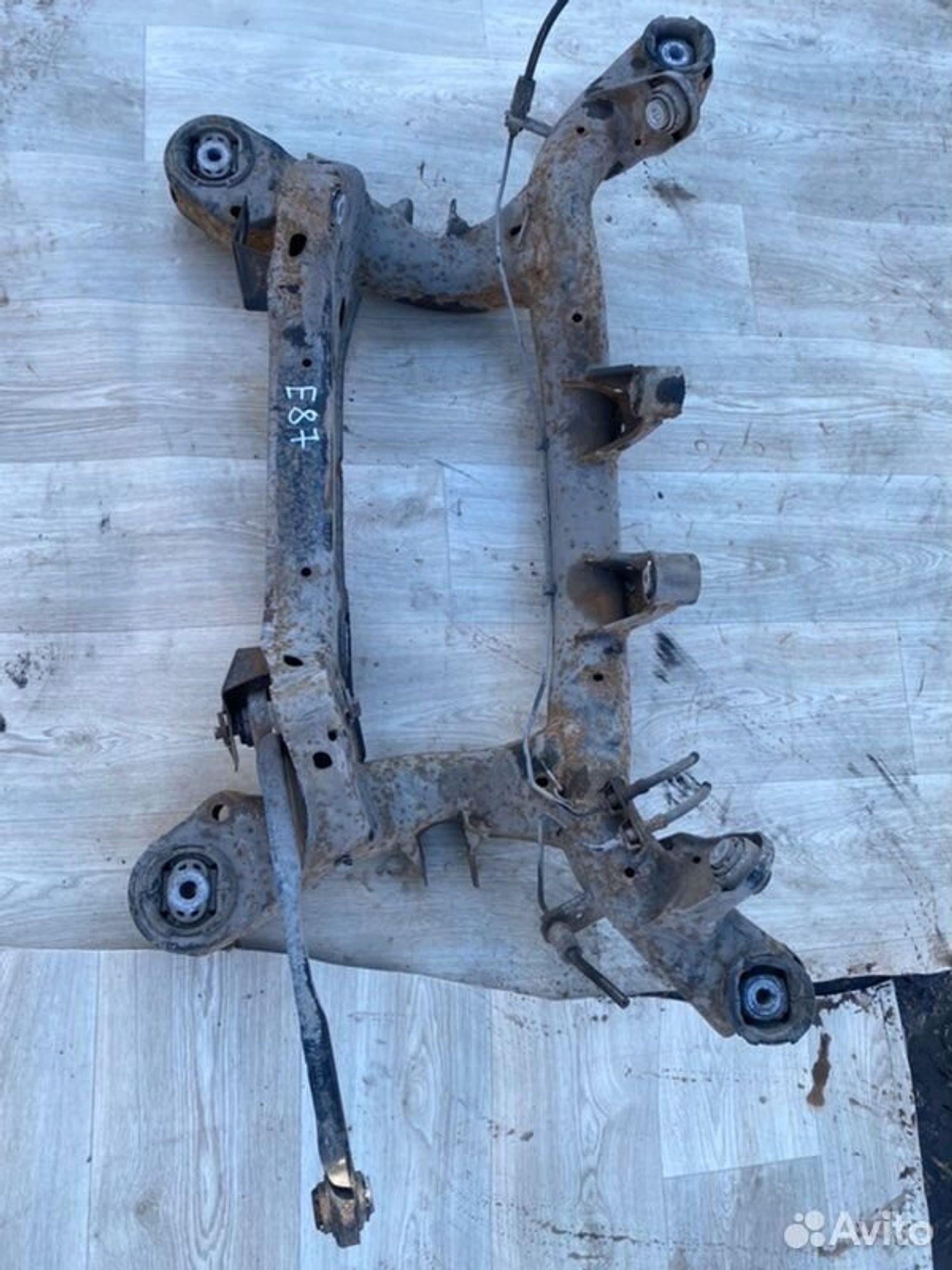 Подрамник задний задний Bmw 1 E87 M47D20 2006, 7000 рублей, Семиозерка