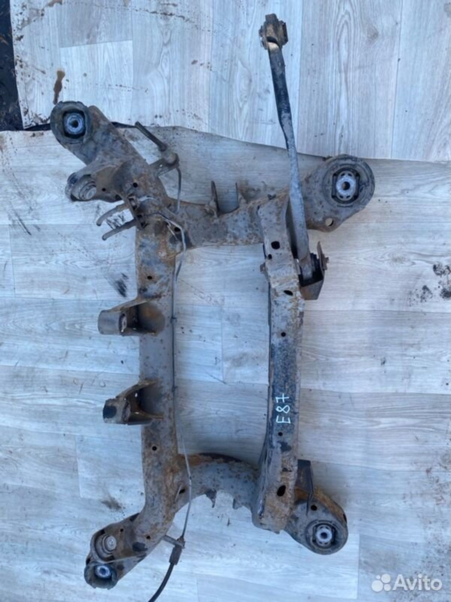 Подрамник задний задний Bmw 1 E87 M47D20 2006, 7000 рублей, Семиозерка