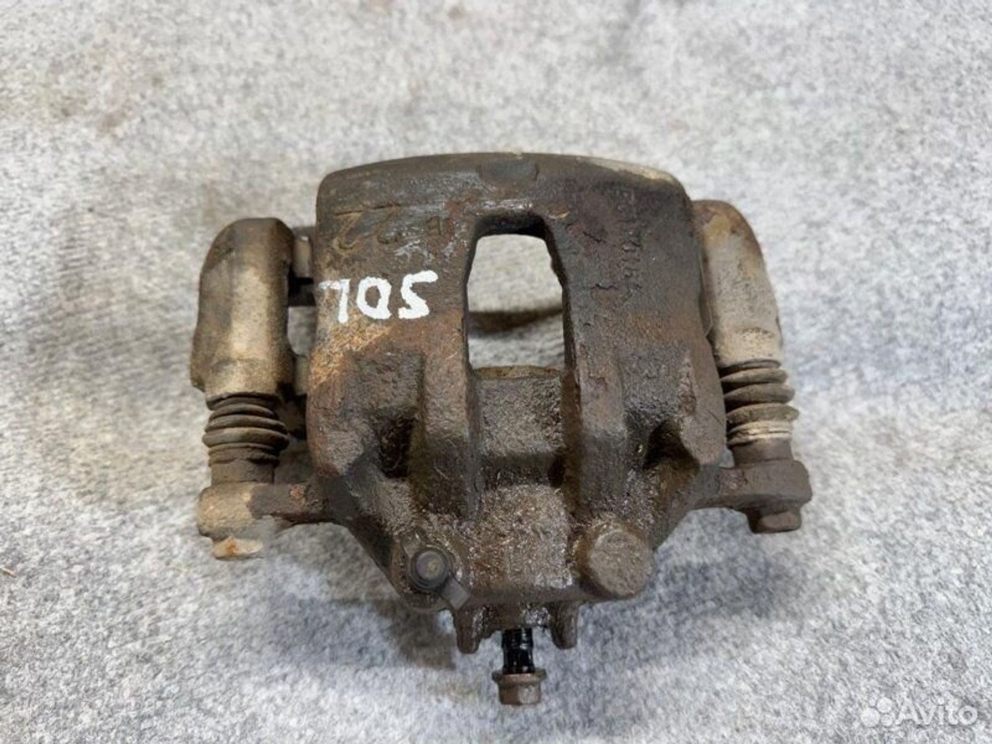 Суппорт тормозной передний левый Hyundai Solaris, 2200 рублей, Семиозерка