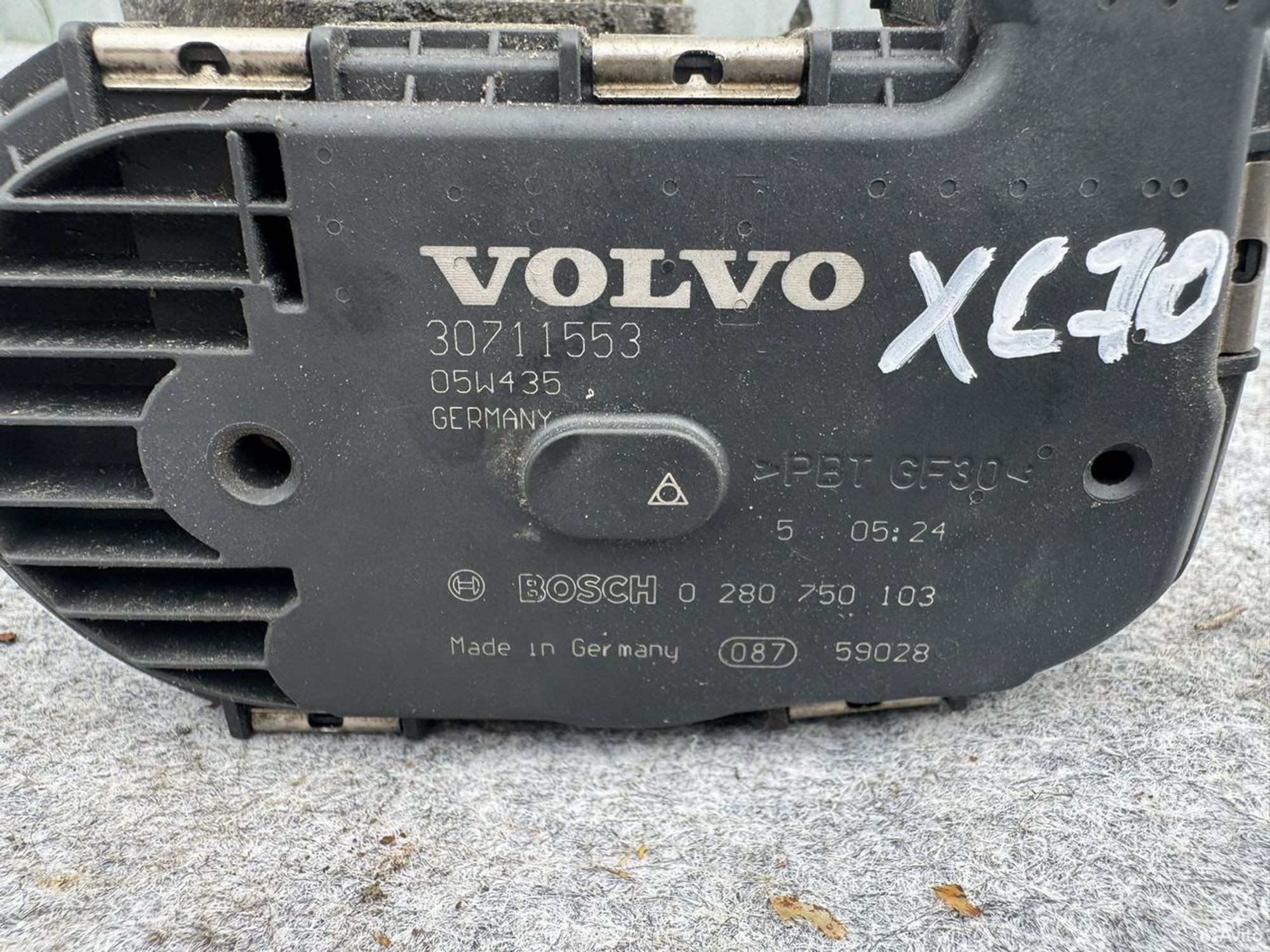 Дроссельная заслонка Volvo B5254T2, 5000 рублей, Семиозерка