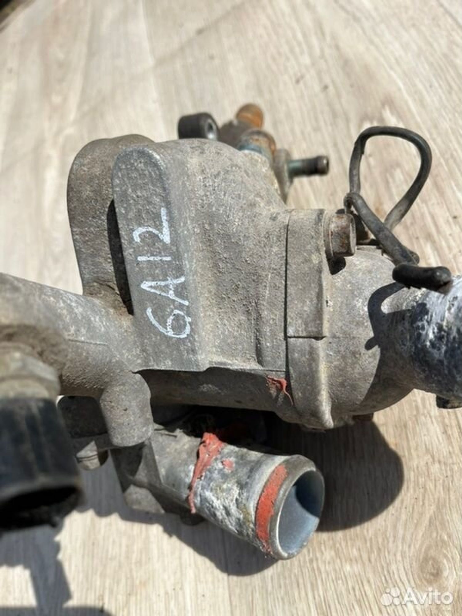 Корпус термостата Mitsubishi Galant E54A 6A12 1995, 1000 рублей, Семиозерка