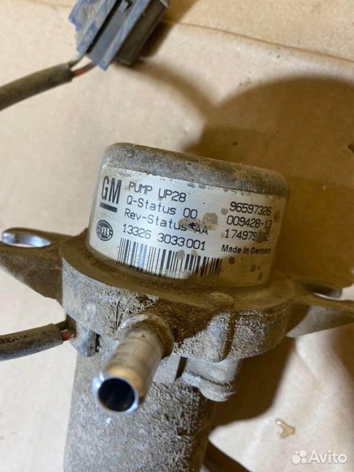 Насос вакуумный тормозов Chevrolet Aveo T300 F16D4, 2500 рублей, Семиозерка