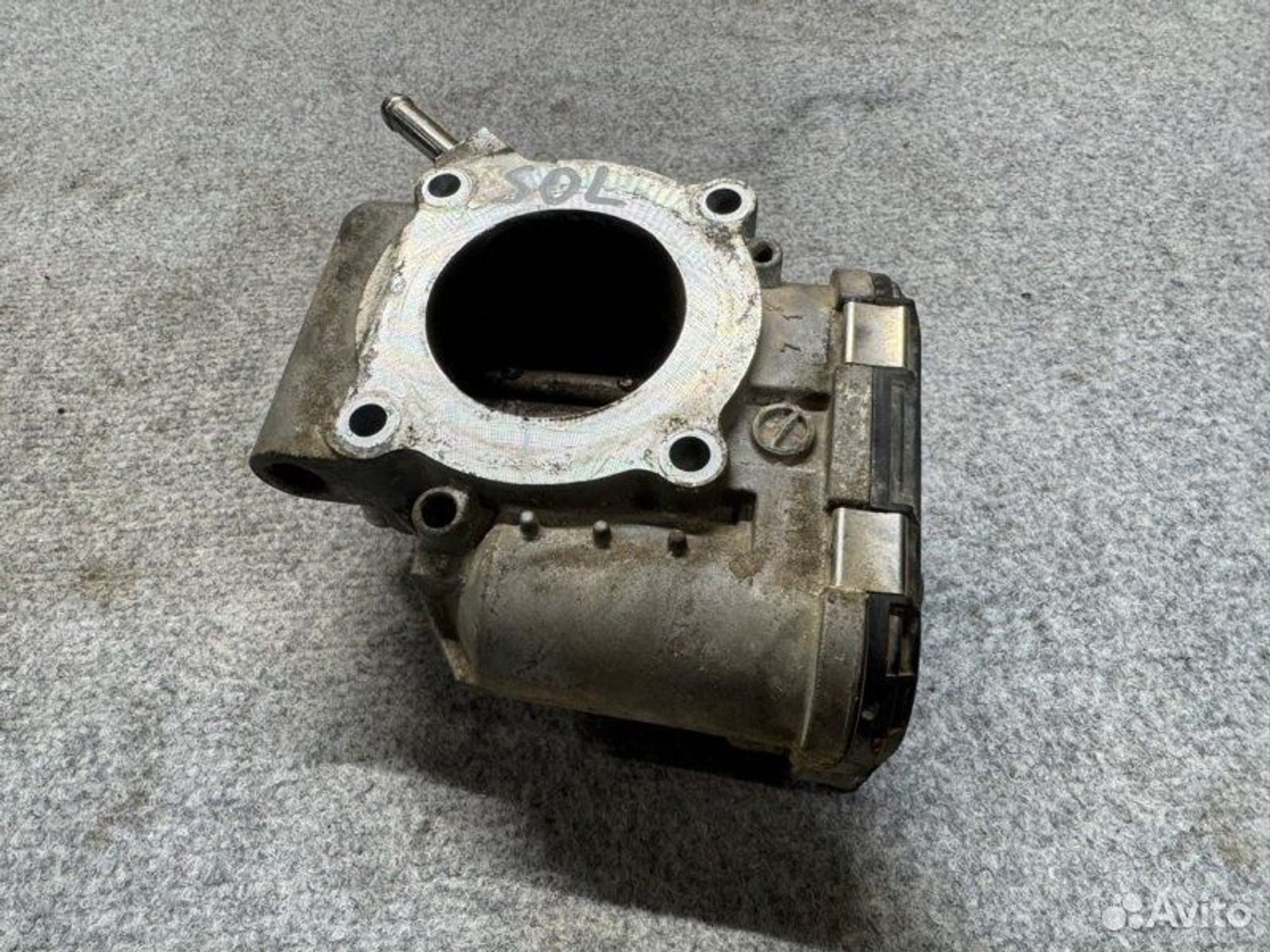 Дроссельная заслонка Hyundai Solaris G4FC 2013, 5000 рублей, Семиозерка