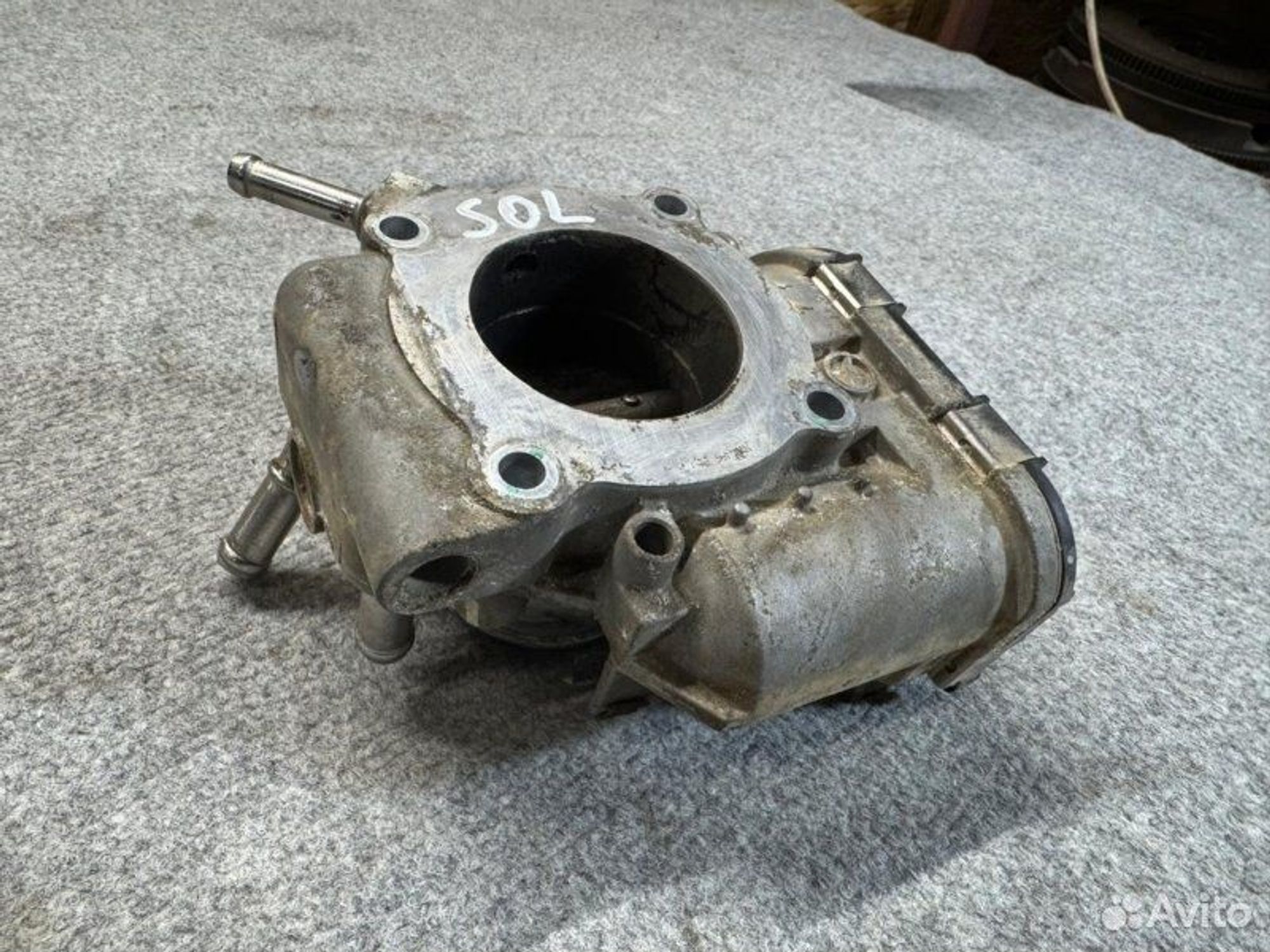 Дроссельная заслонка Hyundai Solaris G4FC 2013, 5000 рублей, Семиозерка