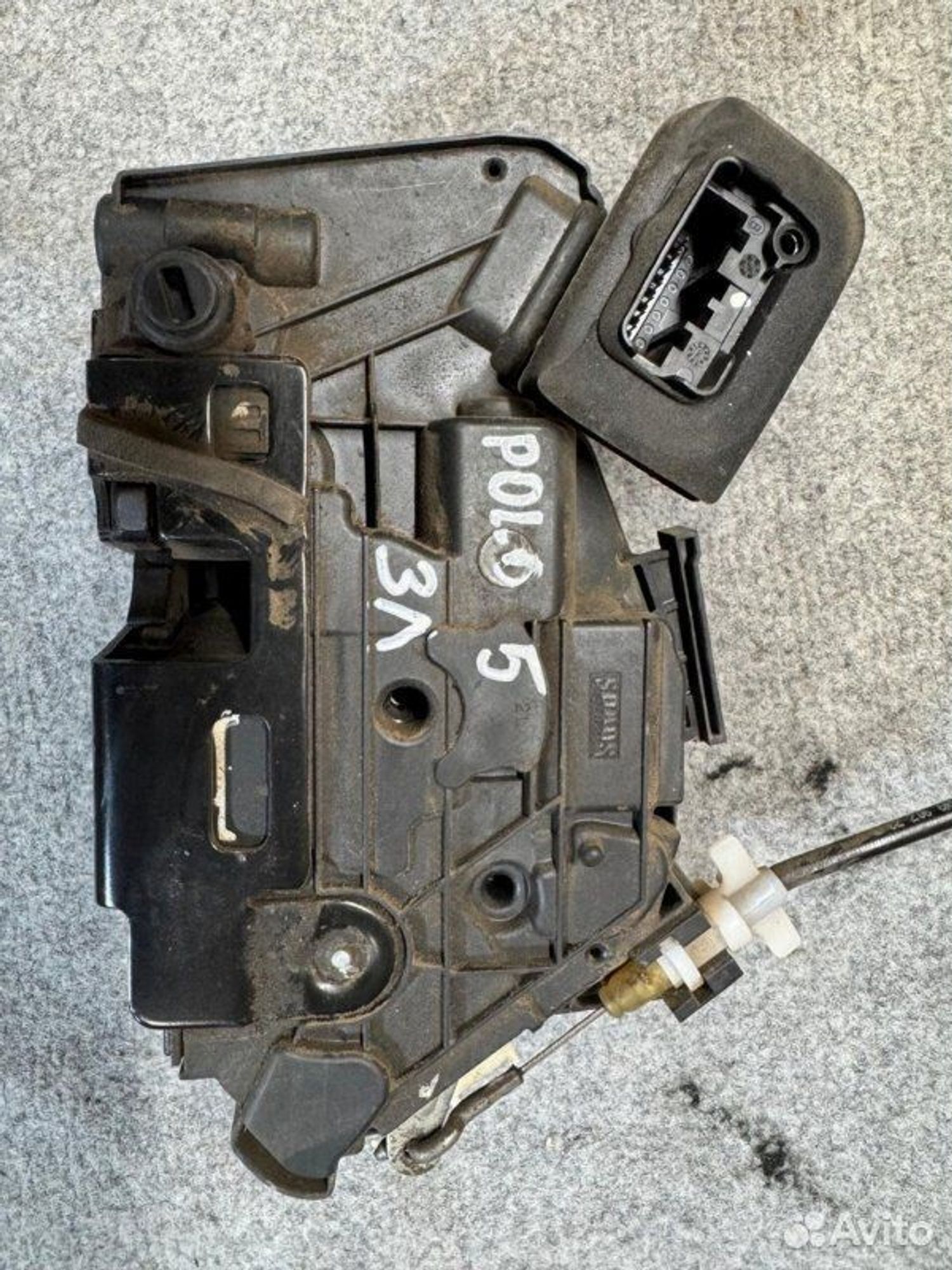 Замок боковой двери задний левый Volkswagen Polo, 1500 рублей, Семиозерка