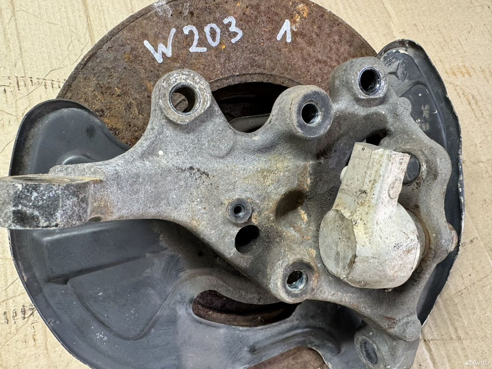 Кулак поворотный Mercedes w203 левый, 3800 рублей, Семиозерка