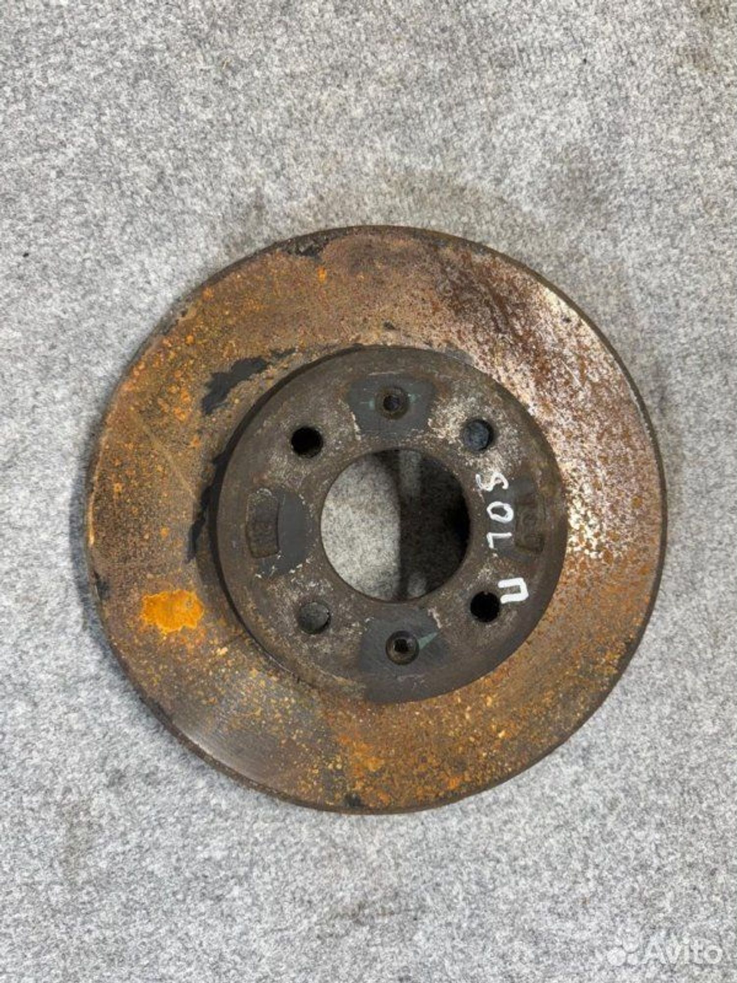 Диск тормозной Hyundai Solaris G4FC 2013, 900 рублей, Семиозерка