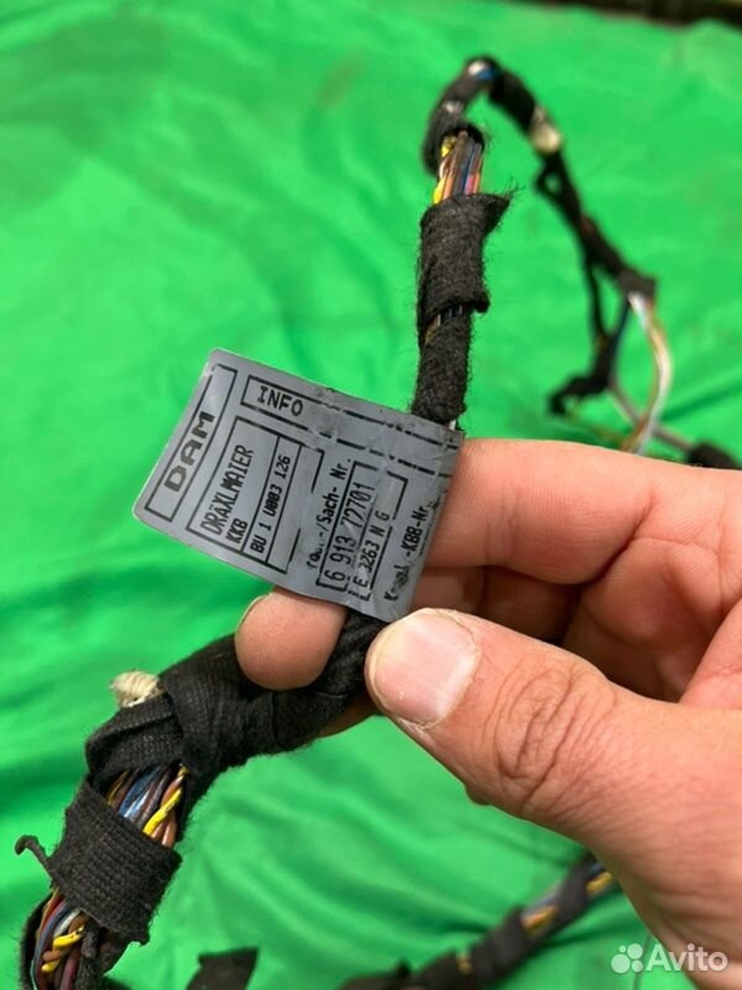 Проводка двери передняя левая Bmw X5 E53 M54B30, 800 рублей, Семиозерка