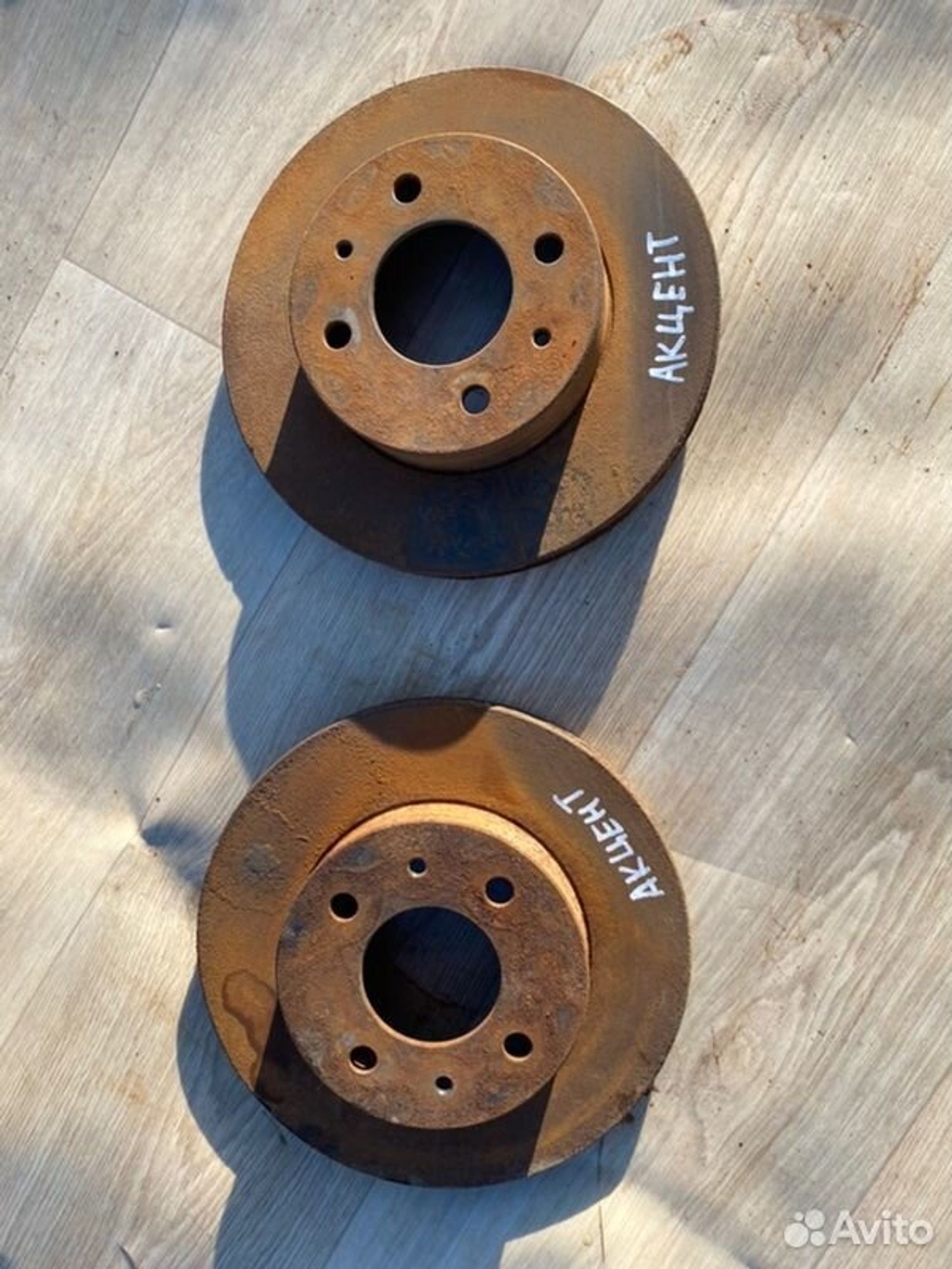 Диск тормозной передний Hyundai Accent G4EB 2006, 2200 рублей, Семиозерка