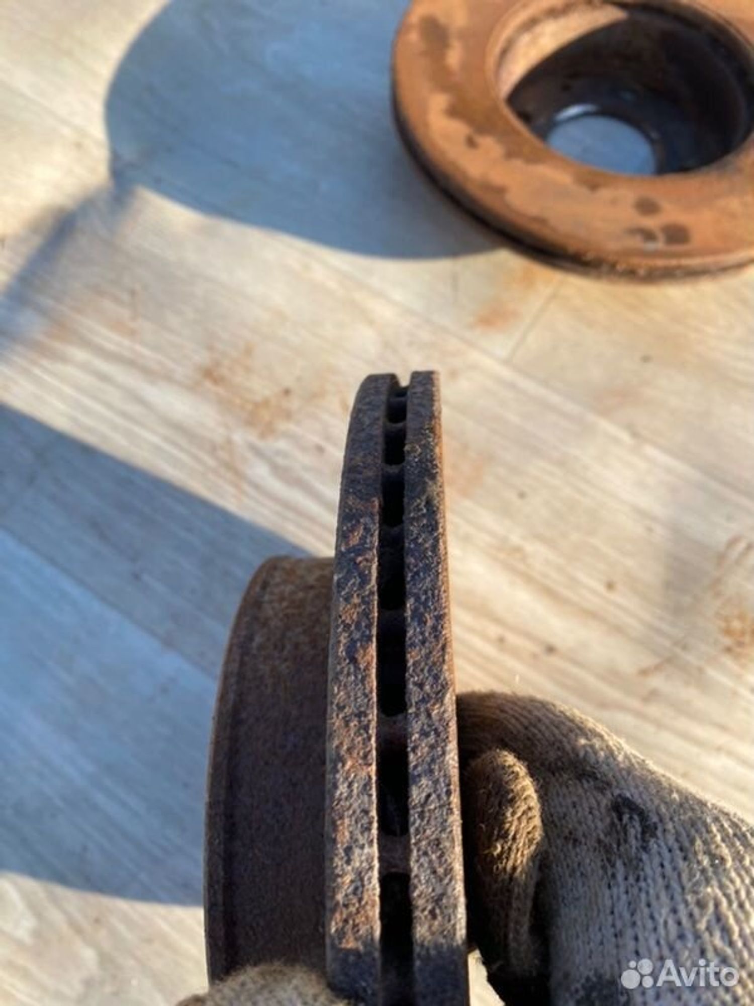 Диск тормозной передний Hyundai Accent G4EB 2006, 2200 рублей, Семиозерка