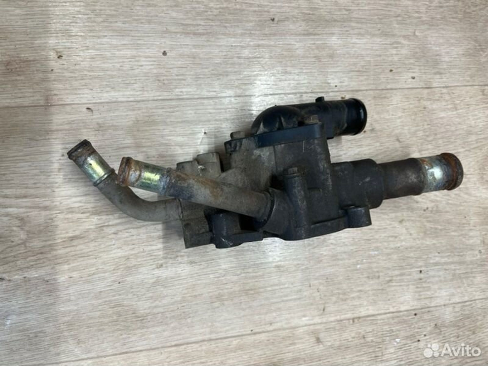 Корпус термостата Nissan Almera N16 QG15DE 2005, 1000 рублей, Семиозерка