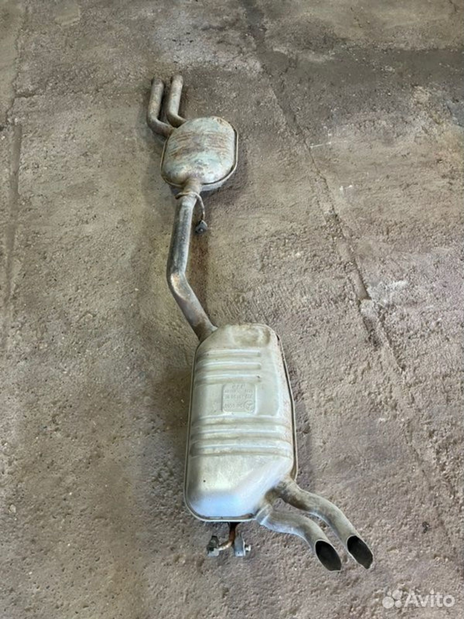 Глушитель задняя часть Mercedes E240 W210 M112911, 10000 рублей, Семиозерка