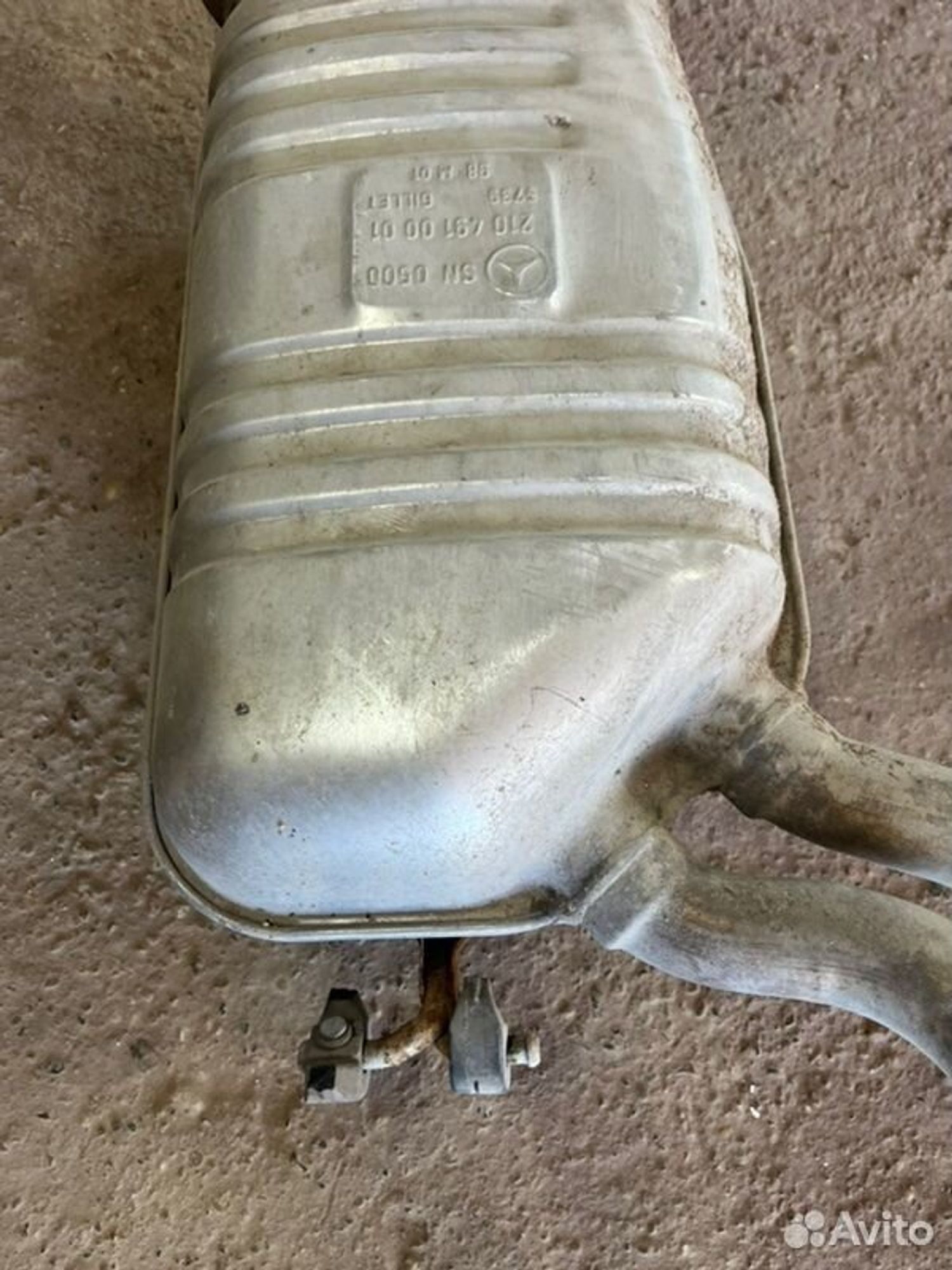 Глушитель задняя часть Mercedes E240 W210 M112911, 10000 рублей, Семиозерка