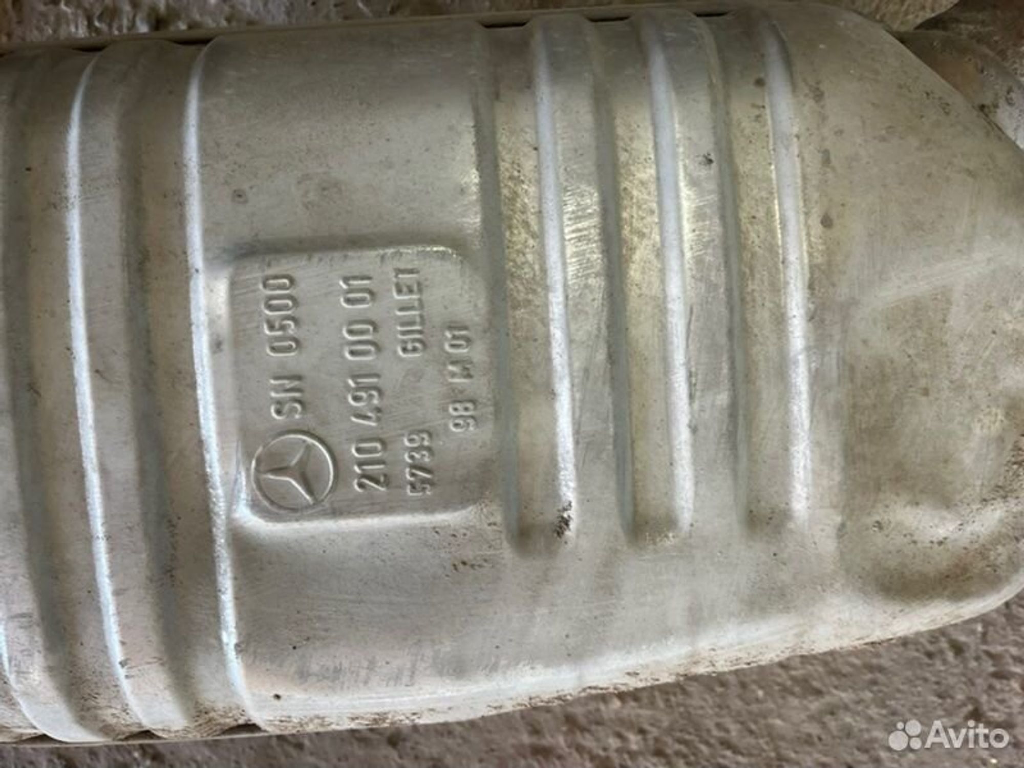 Глушитель задняя часть Mercedes E240 W210 M112911, 10000 рублей, Семиозерка