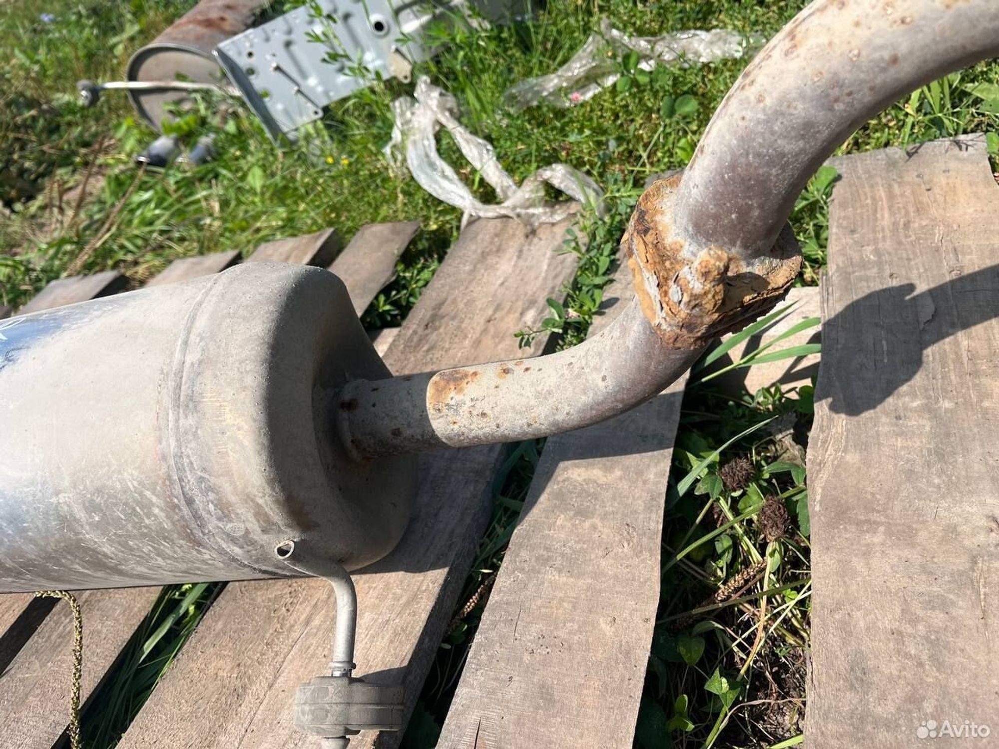 Глушитель Hyundai Solaris 1, 6000 рублей, Семиозерка