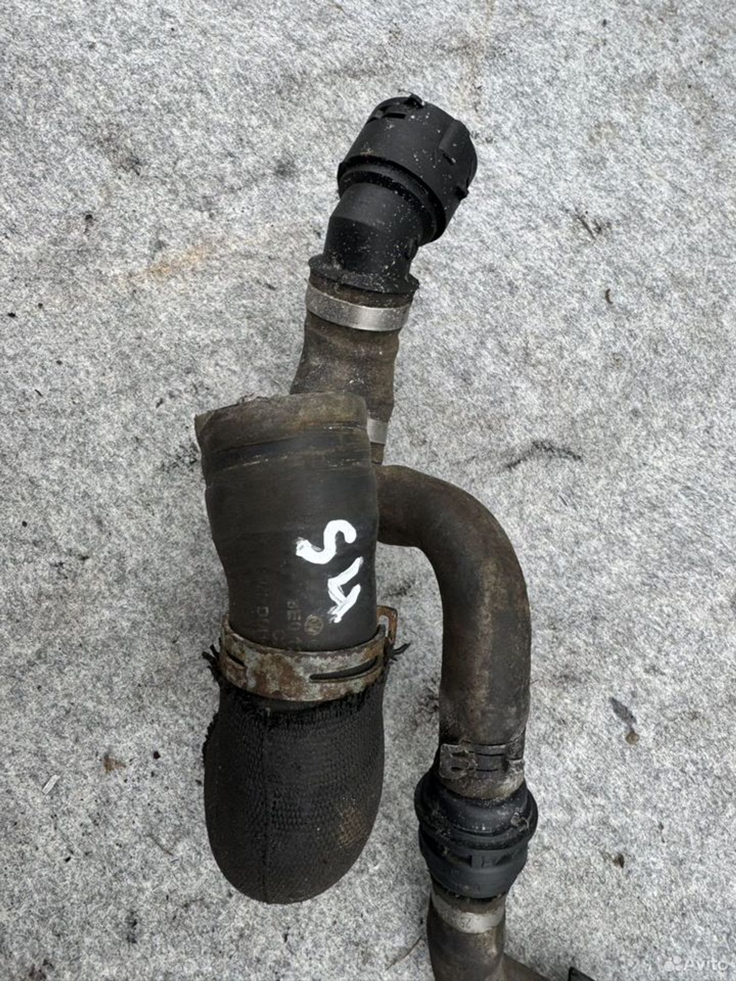 Патрубок системы охлаждения Audi s4 b6 b7, 1200 рублей, Семиозерка